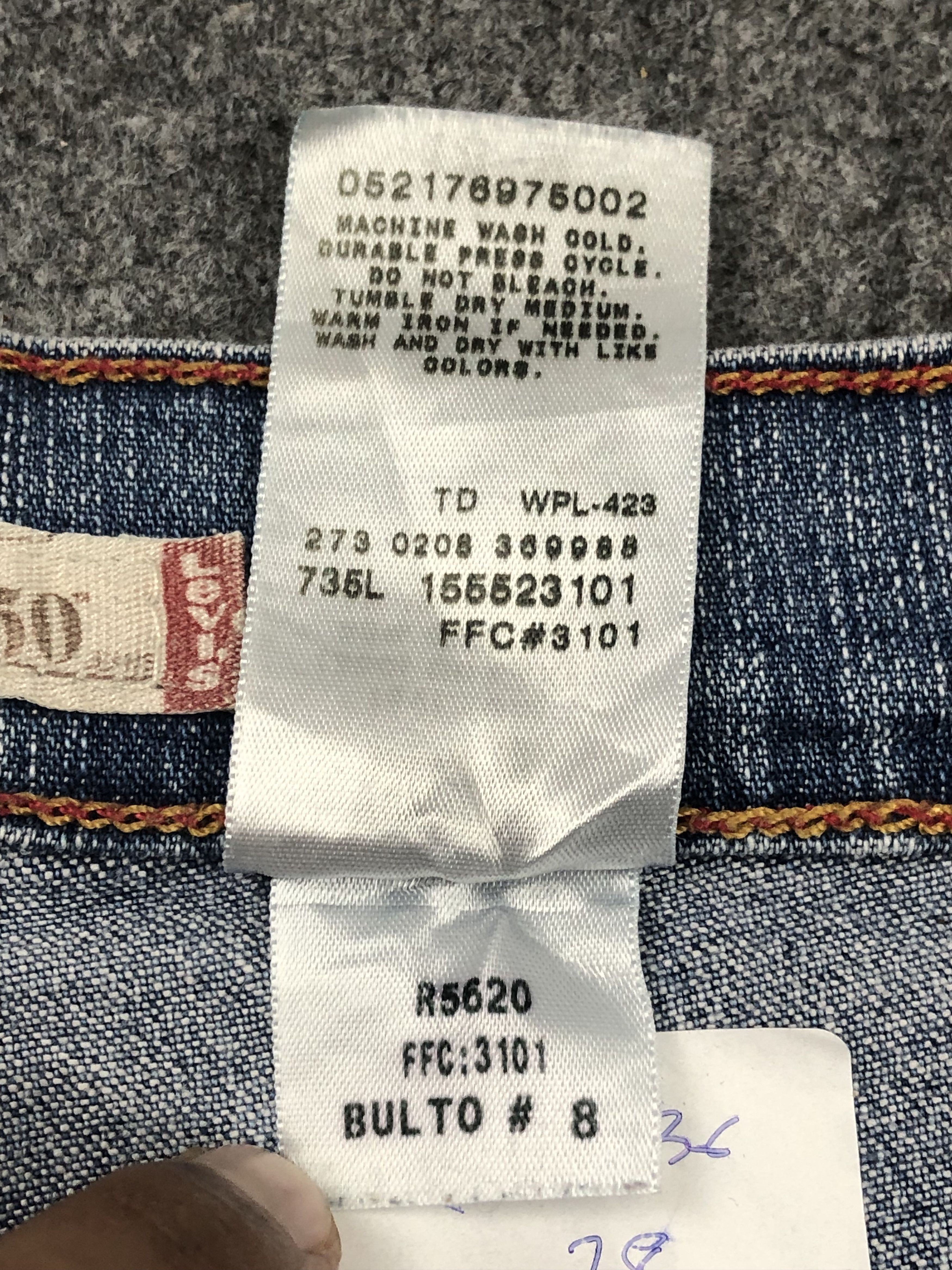 Levi's Vintage Levis 550 Bootcut Jeans DP1536 Size US 38 / EU 54 - 8 Thumbnail