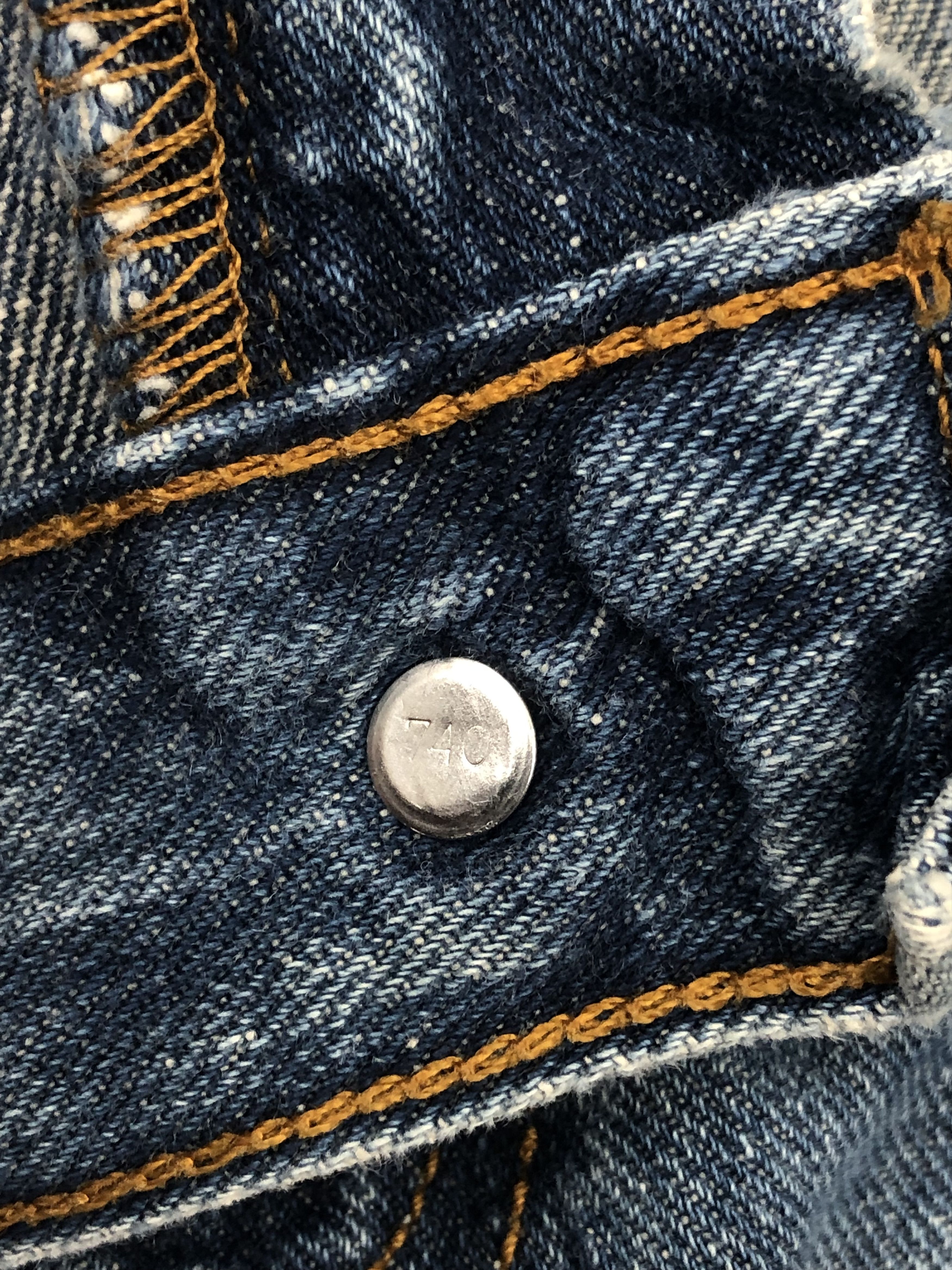 Levi's Vintage Levis 505 Faded Blue Denim DP1534 Size US 37 - 12 Thumbnail