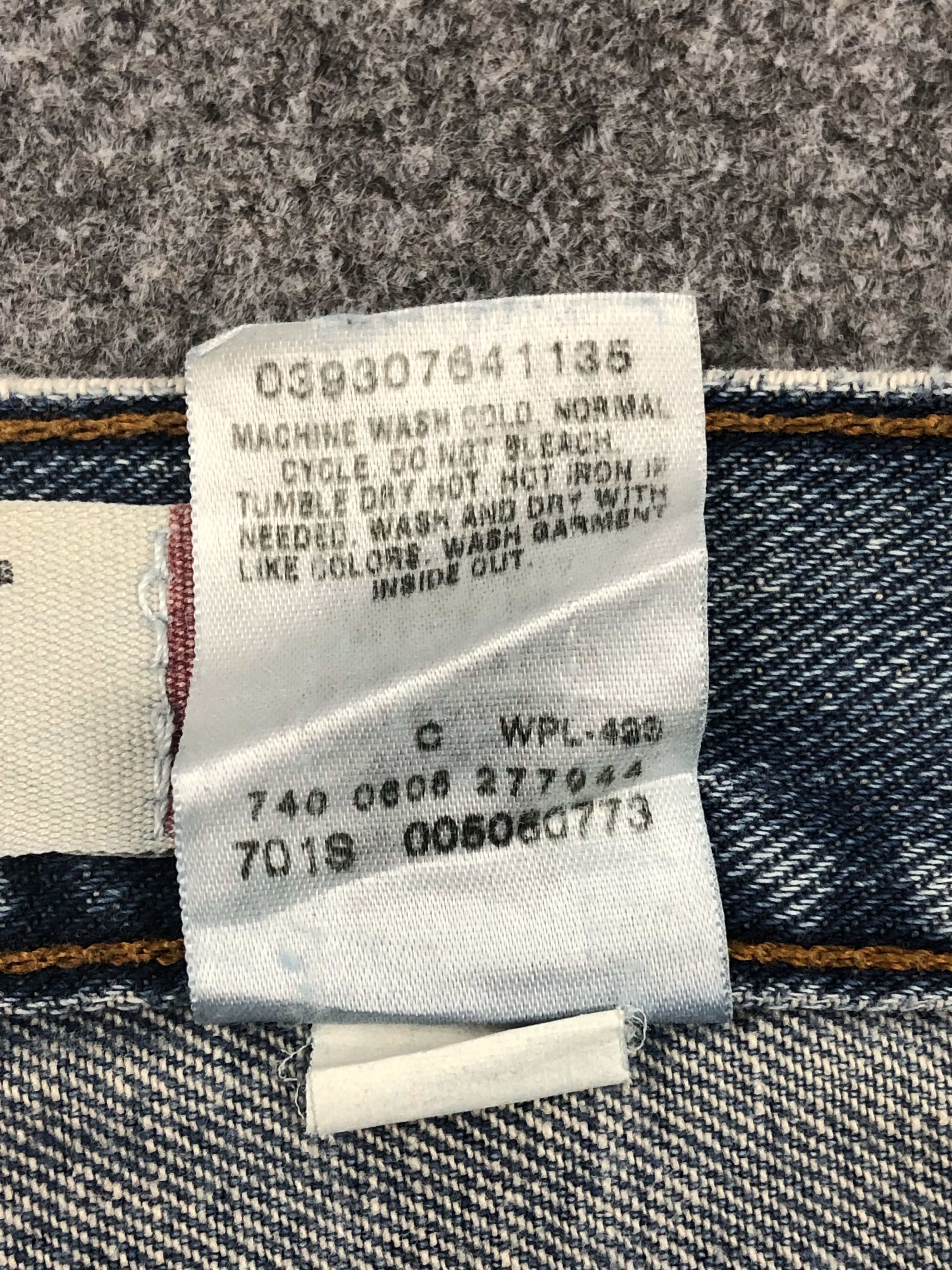 Levi's Vintage Levis 505 Faded Blue Denim DP1534 Size US 37 - 8 Thumbnail