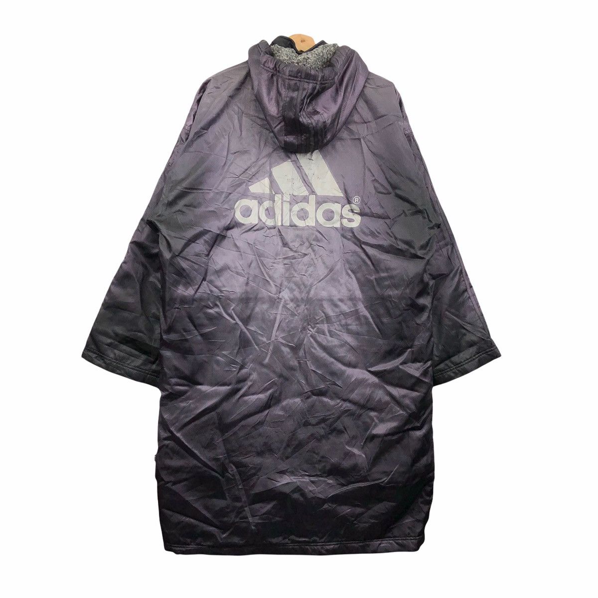Vintage ADIDAS WINDBREAKER TRACK Fleece Long Jacket