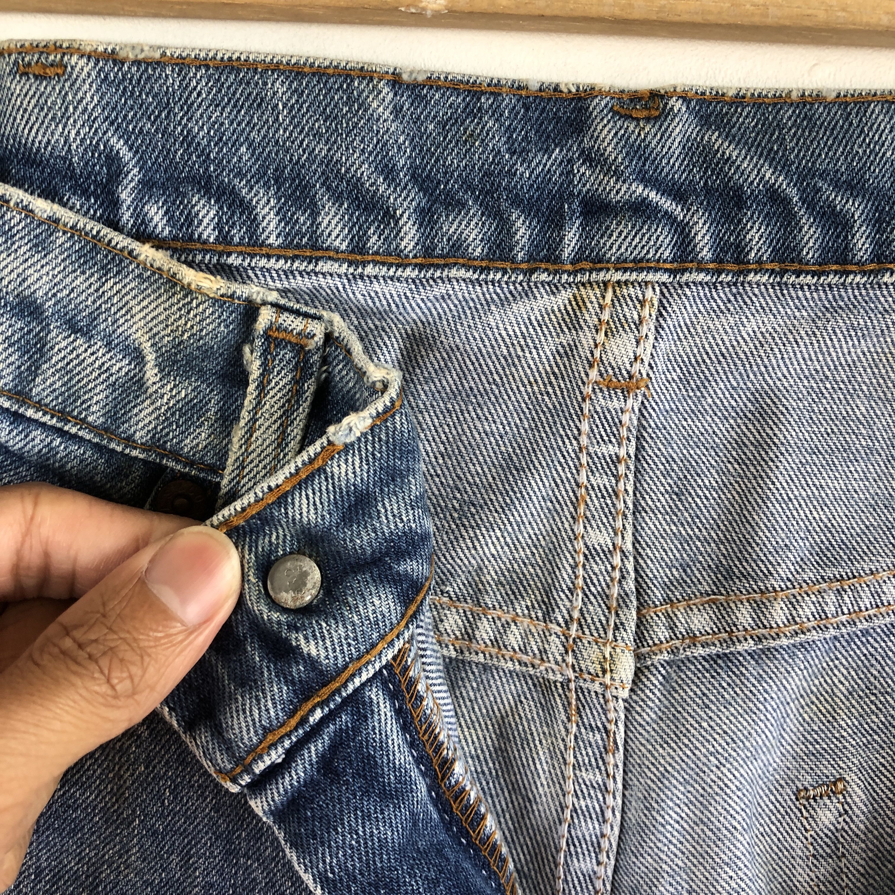 Levi's Vintage 80s Levis Orange Tab Jeans Levis Light Wash Denim Size 32" / US 10 / IT 46 - 9 Thumbnail