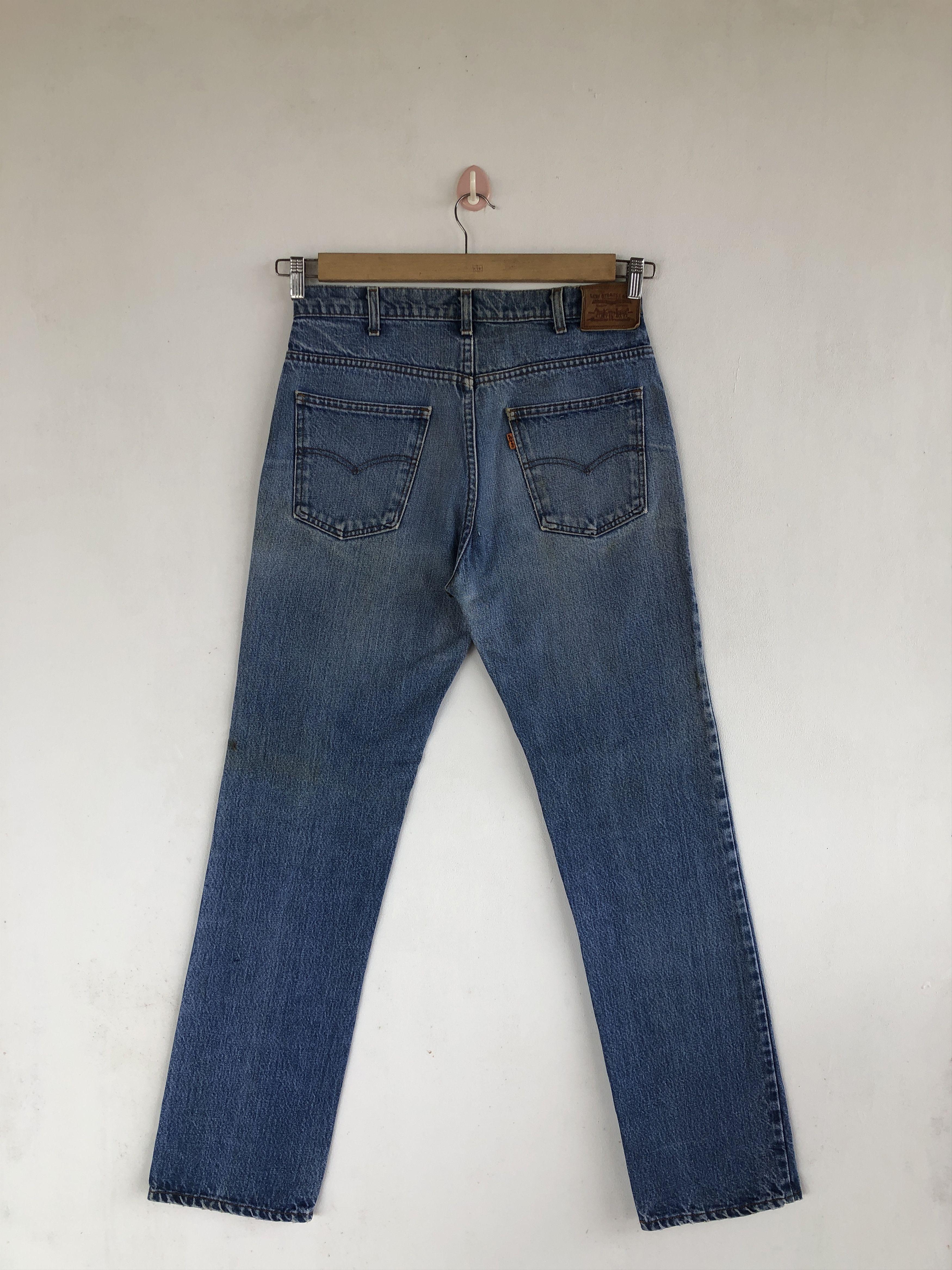 Levi's Vintage 80s Levis Orange Tab Jeans Levis Light Wash Denim Size 32" / US 10 / IT 46 - 2 Thumbnail