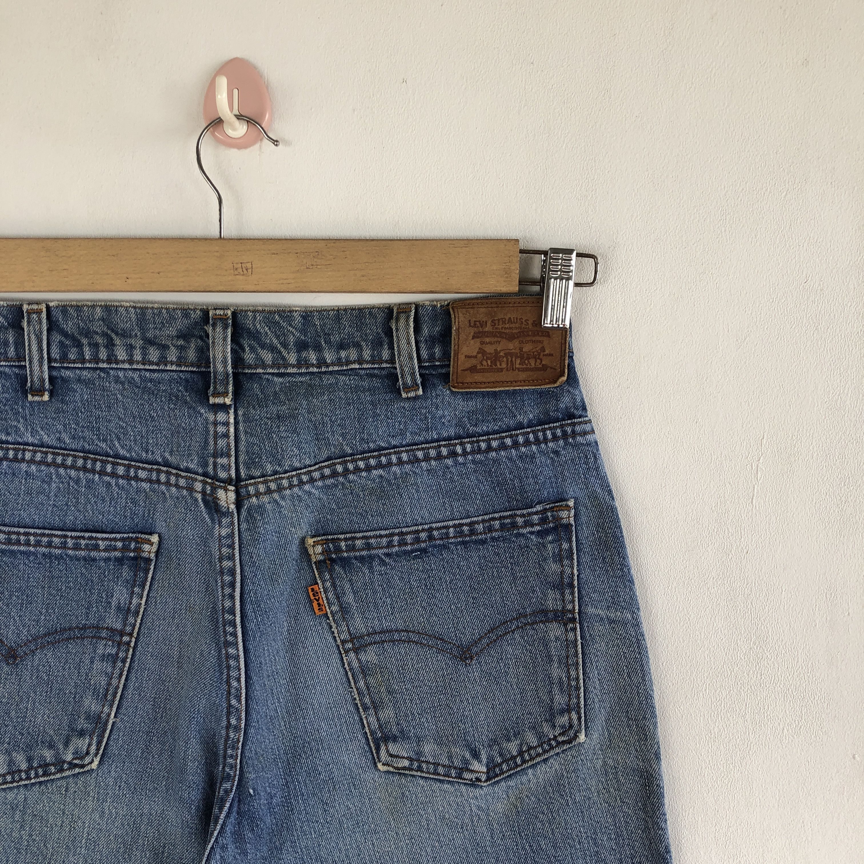 Levi's Vintage 80s Levis Orange Tab Jeans Levis Light Wash Denim Size 32" / US 10 / IT 46 - 7 Thumbnail
