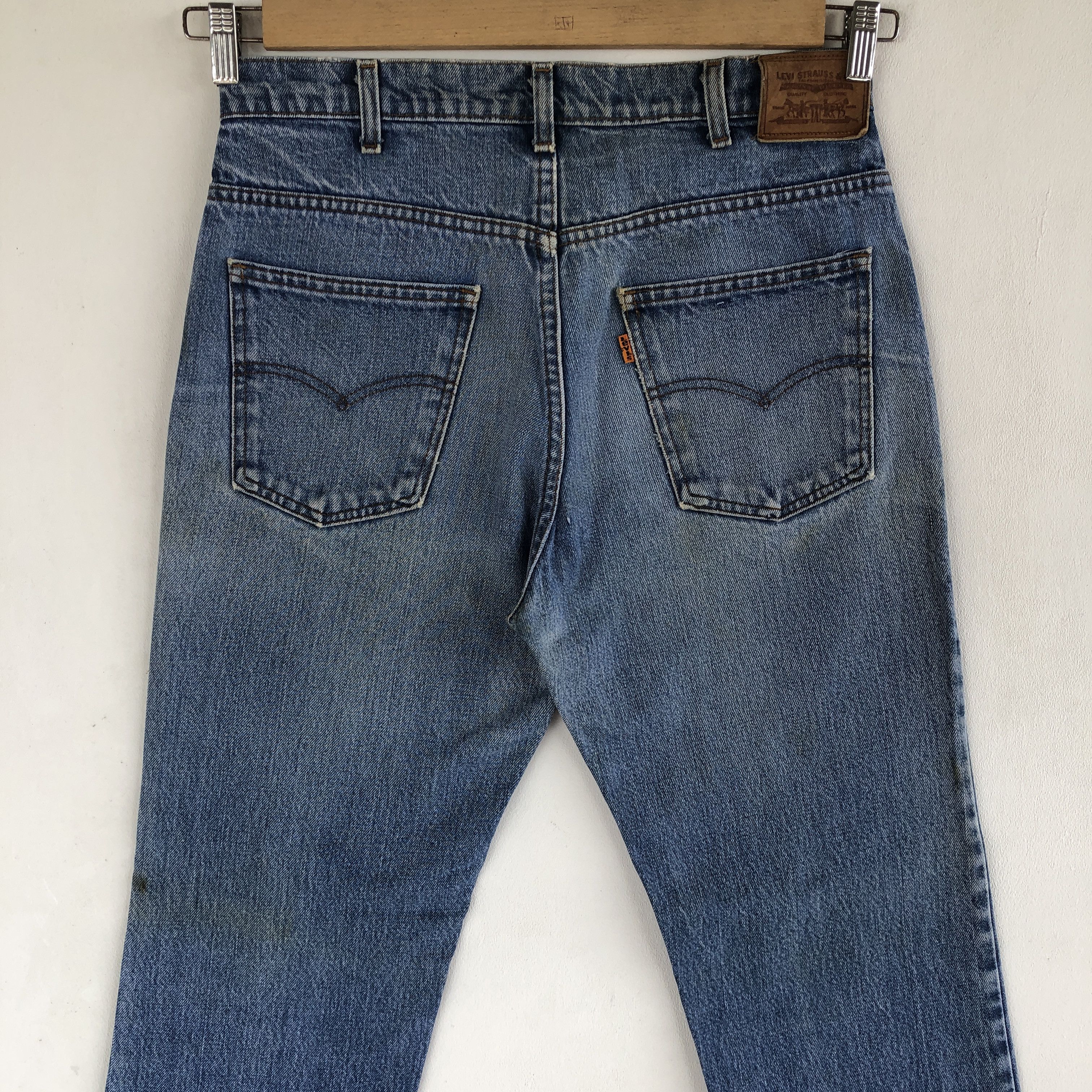 Levi's Vintage 80s Levis Orange Tab Jeans Levis Light Wash Denim Size 32" / US 10 / IT 46 - 6 Thumbnail