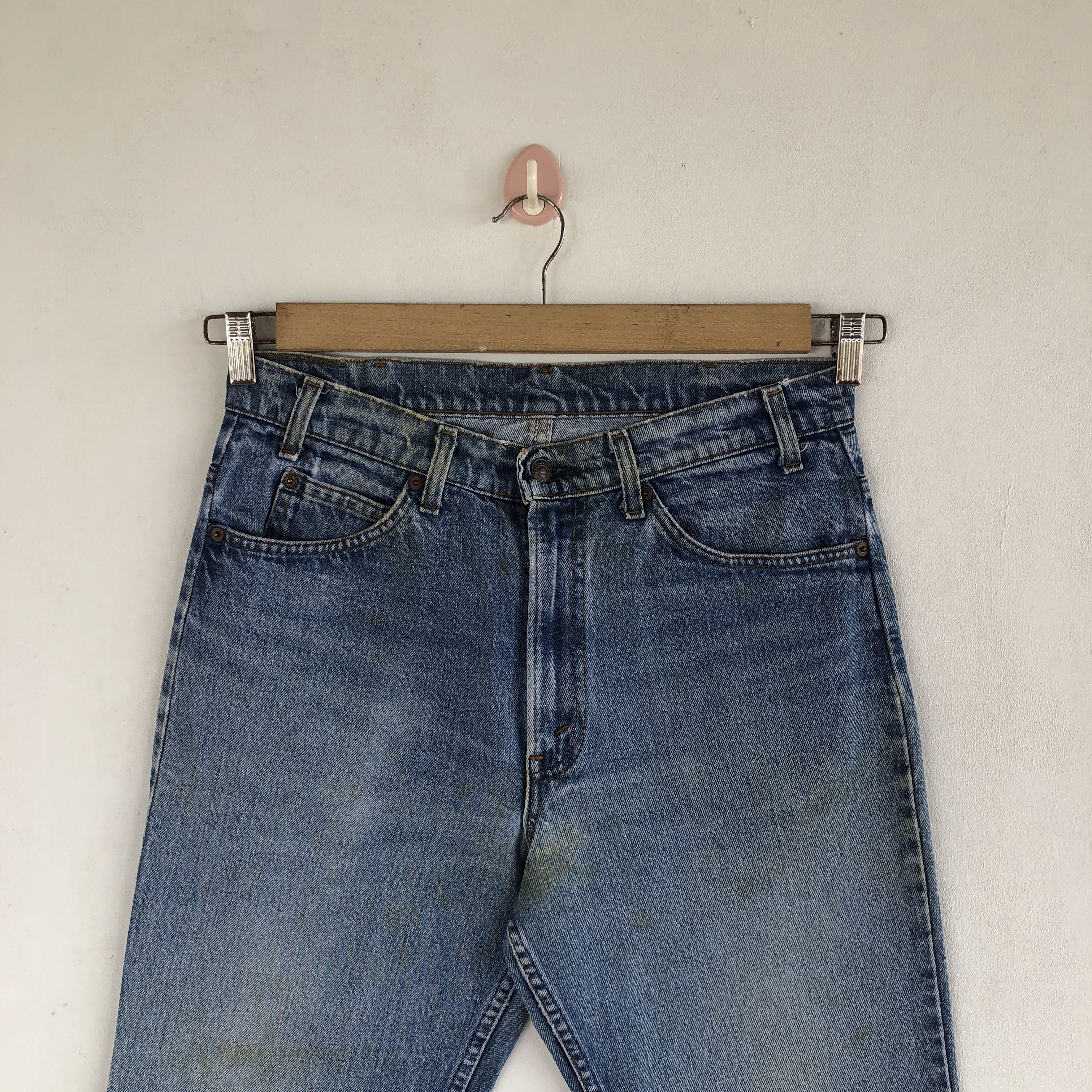 Levi's Vintage 80s Levis Orange Tab Jeans Levis Light Wash Denim Size 32" / US 10 / IT 46 - 3 Thumbnail
