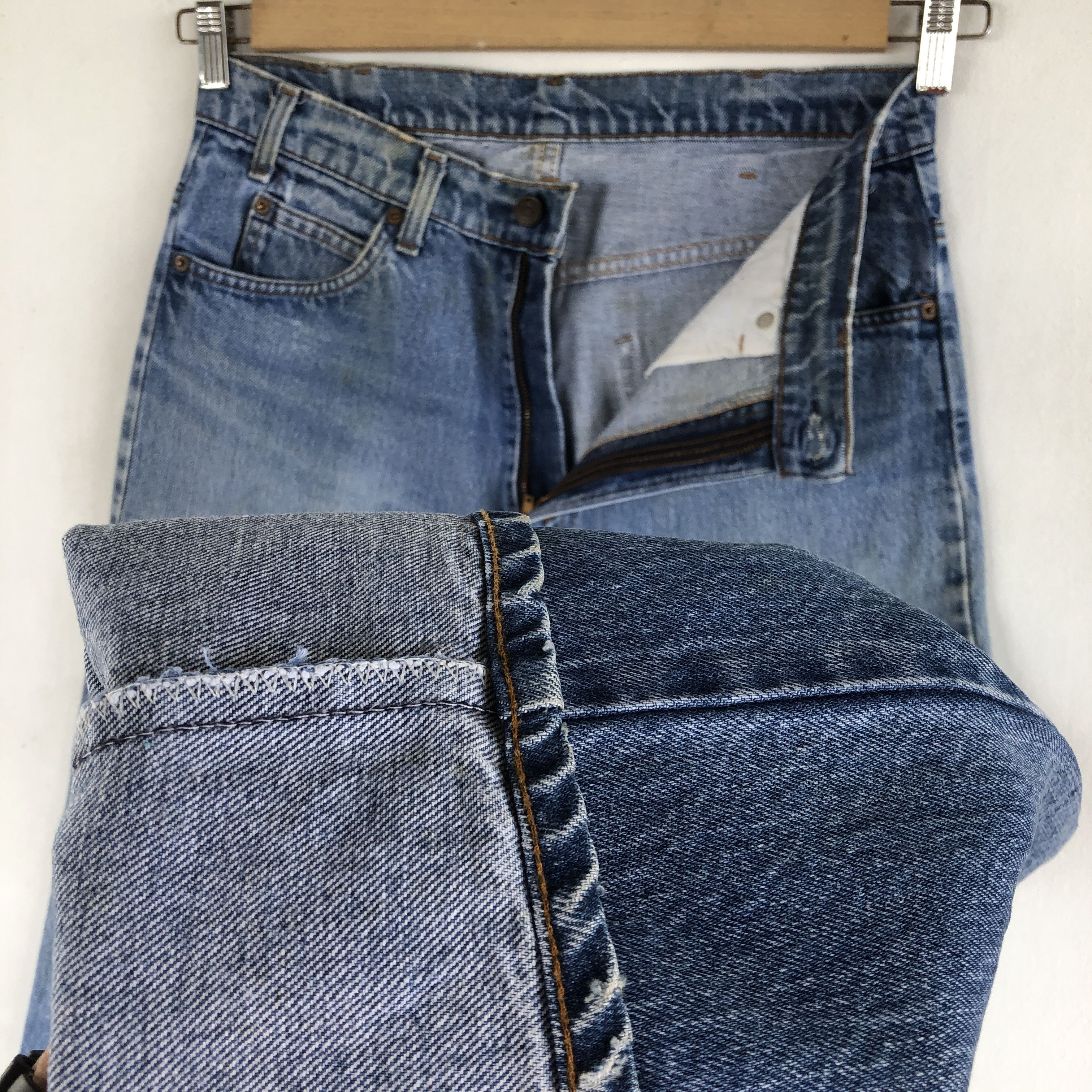 Levi's Vintage 80s Levis Orange Tab Jeans Levis Light Wash Denim Size 32" / US 10 / IT 46 - 10 Thumbnail