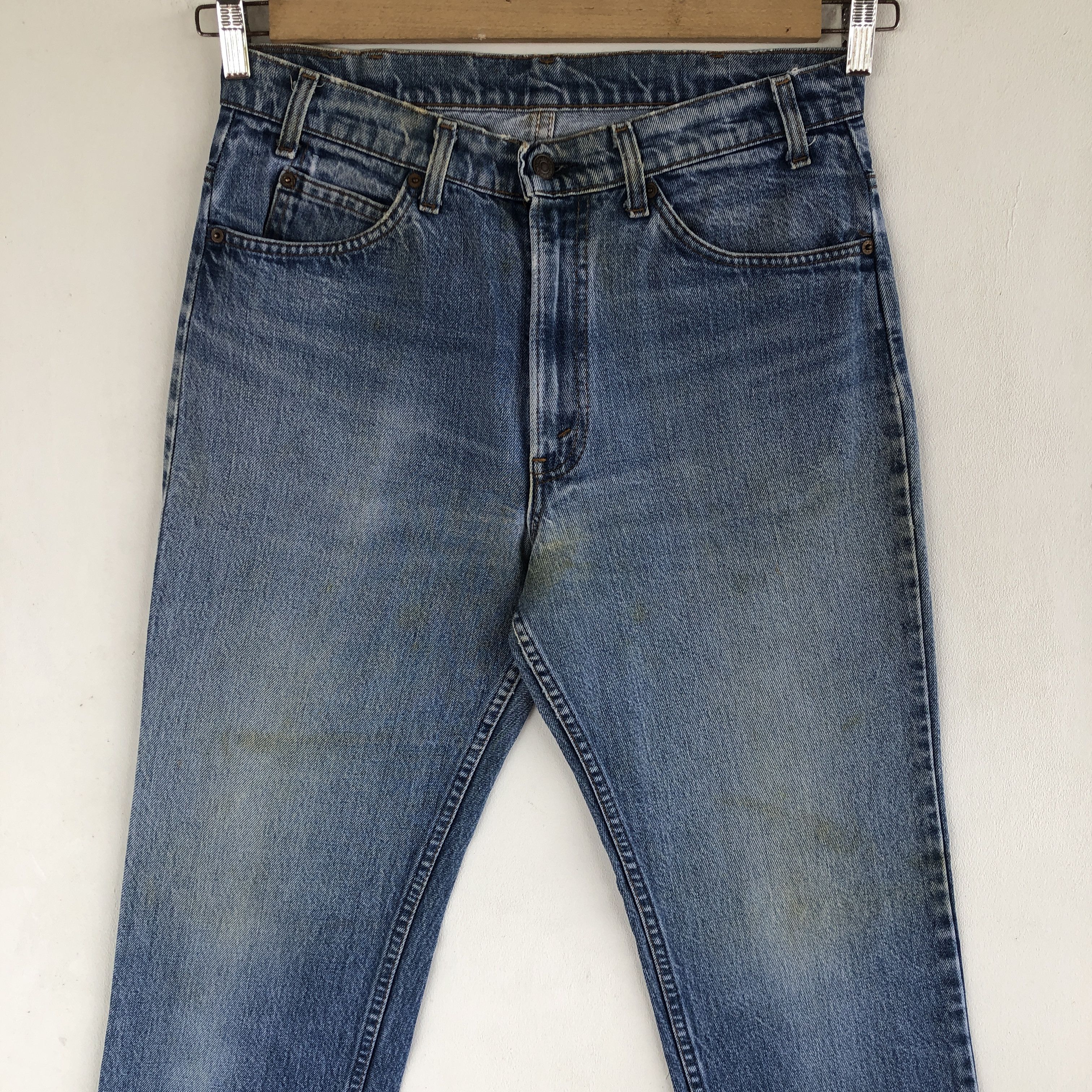 Levi's Vintage 80s Levis Orange Tab Jeans Levis Light Wash Denim Size 32" / US 10 / IT 46 - 5 Thumbnail