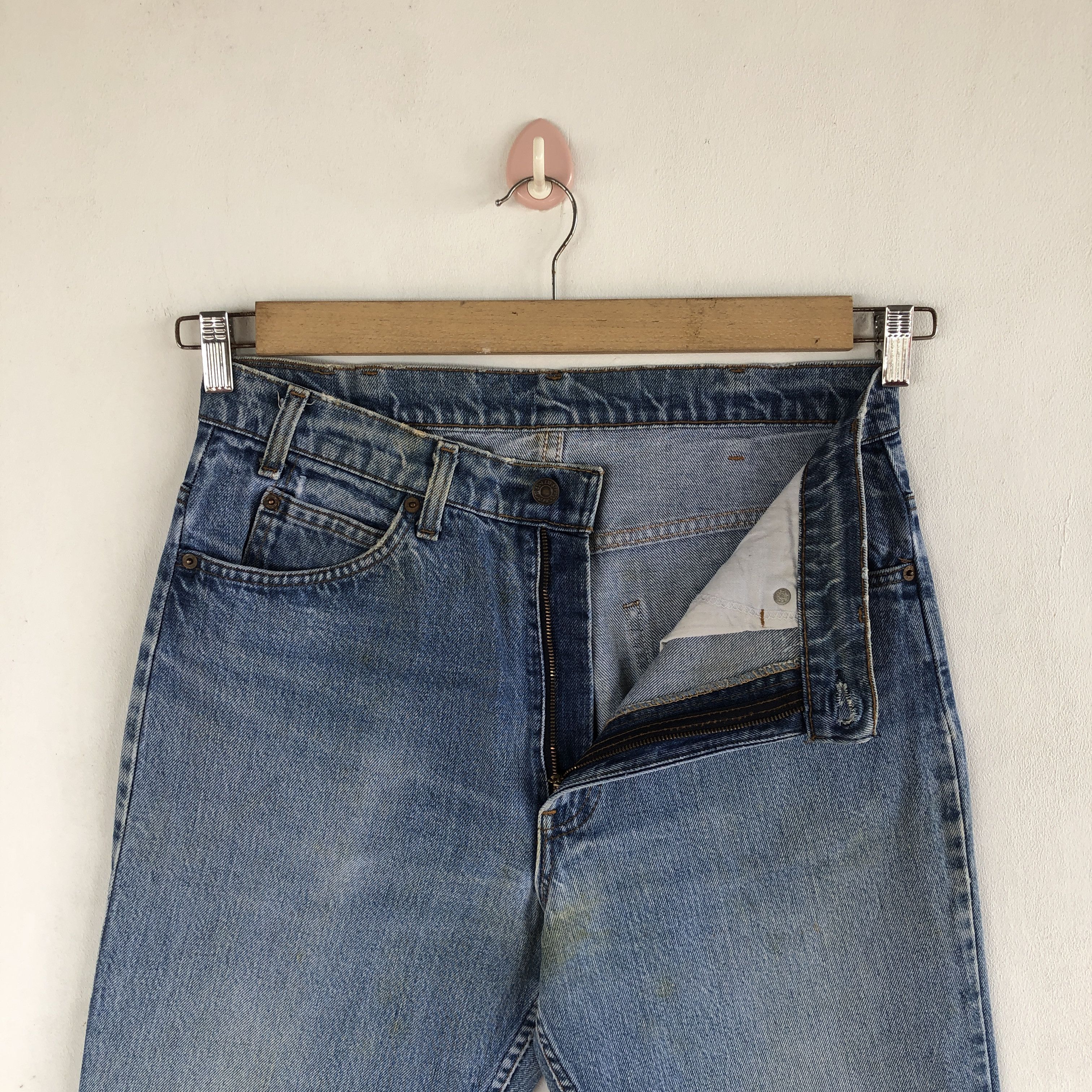 Levi's Vintage 80s Levis Orange Tab Jeans Levis Light Wash Denim Size 32" / US 10 / IT 46 - 8 Thumbnail