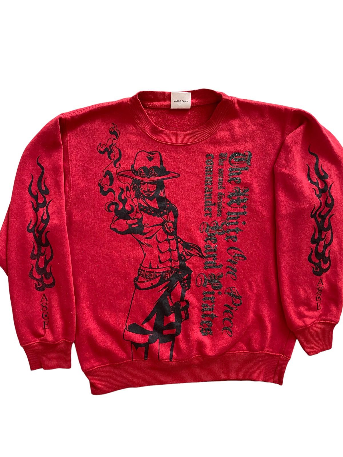 One Piece × Vintage Vintage One Piece Sweatshirt overprint nice design Size US M / EU 48-50 / 2 - 5 Thumbnail