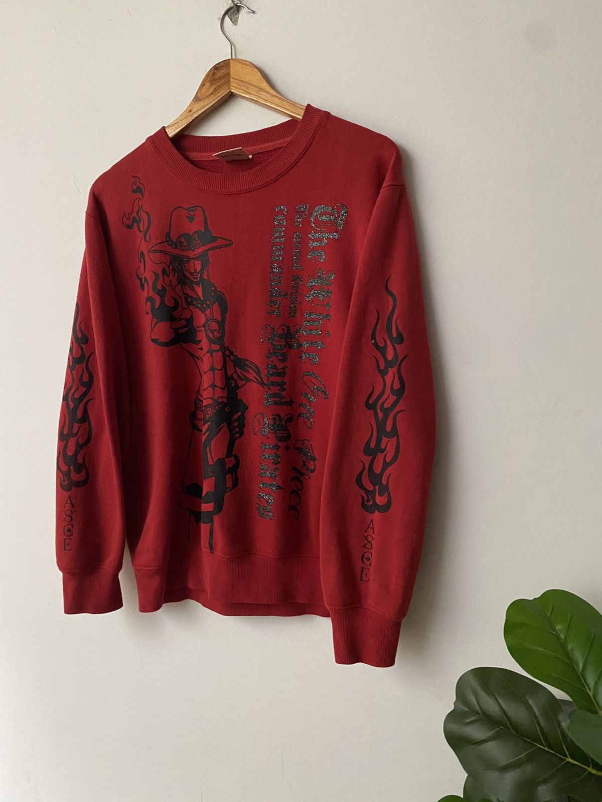 One Piece × Vintage Vintage One Piece Sweatshirt overprint nice design Size US M / EU 48-50 / 2 - 2 Thumbnail