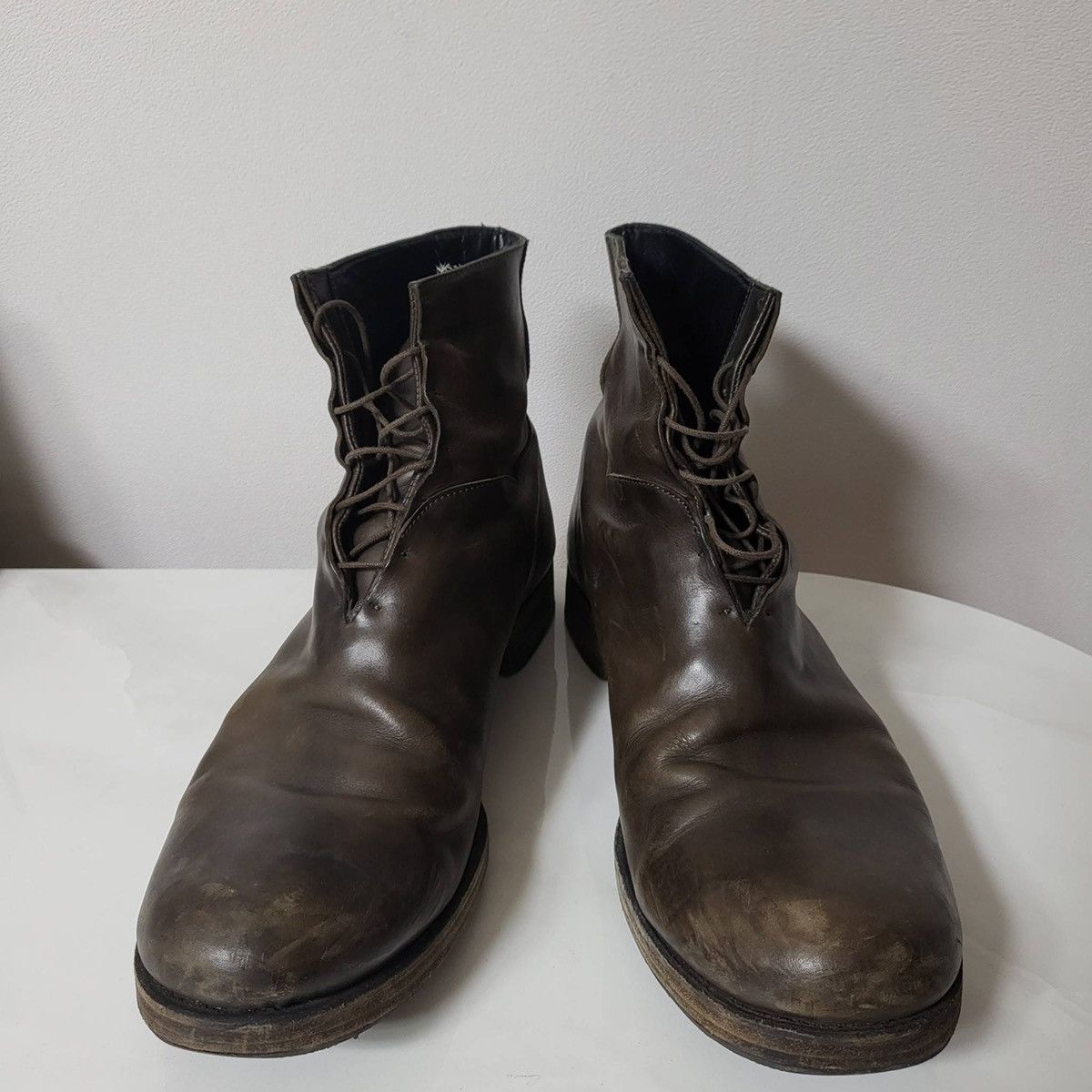 Ma+ Rare! Hidden lace calf leather boots Special color Ma+ Size US 9.5 / EU 42-43 - 5 Thumbnail