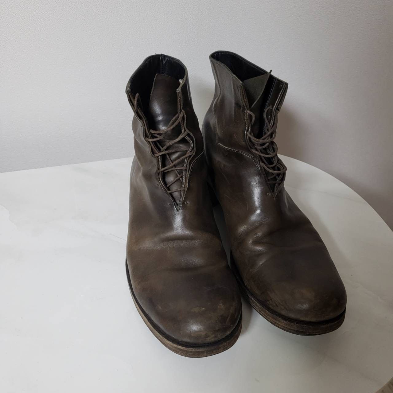 Ma+ Rare! Hidden lace calf leather boots Special color Ma+ Size US 9.5 / EU 42-43 - 8 Thumbnail