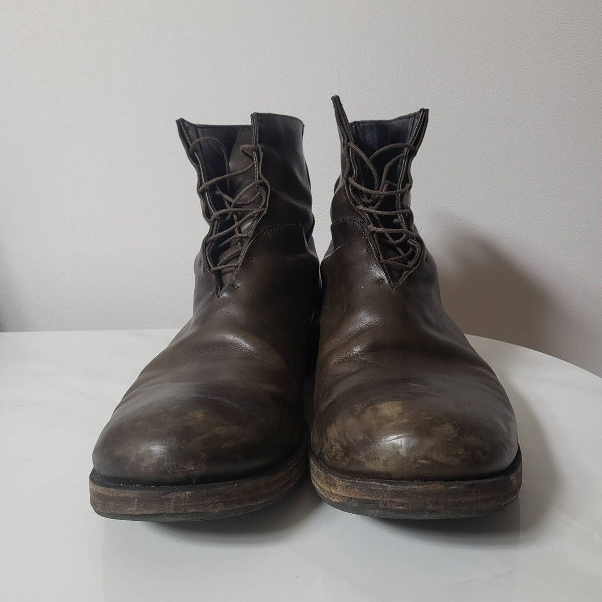 Ma+ Rare! Hidden lace calf leather boots Special color Ma+ Size US 9.5 / EU 42-43 - 3 Thumbnail