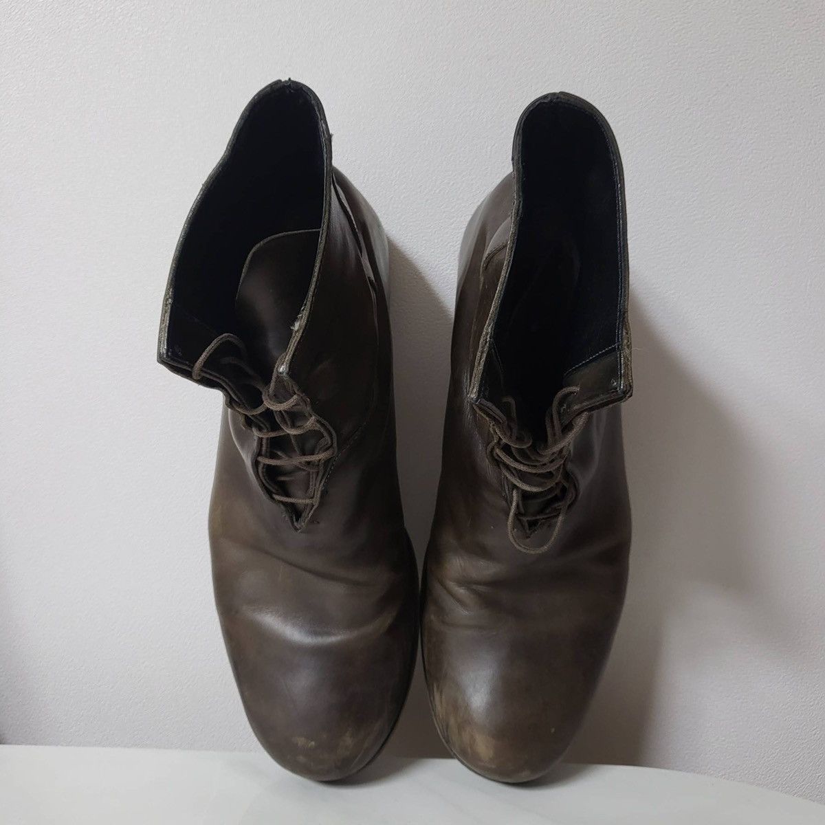 Ma+ Rare! Hidden lace calf leather boots Special color Ma+ Size US 9.5 / EU 42-43 - 4 Thumbnail