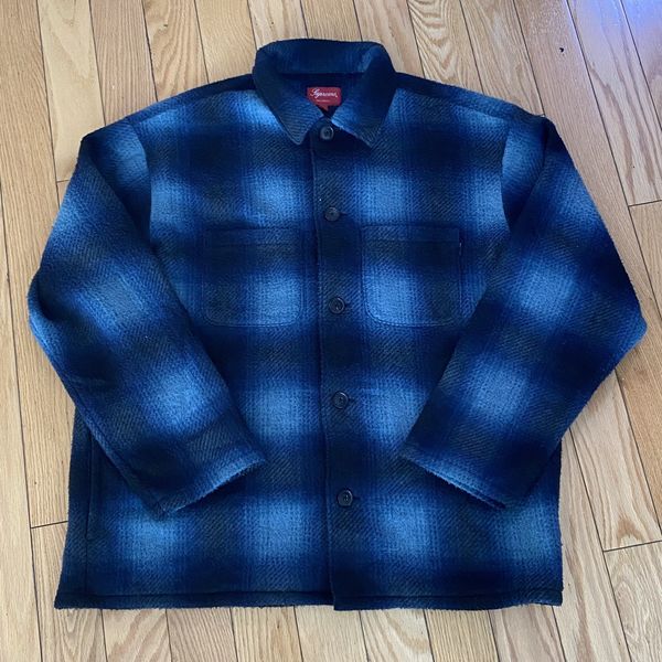 Supreme Shadow Plaid Fleece Shirt Lサイズ-