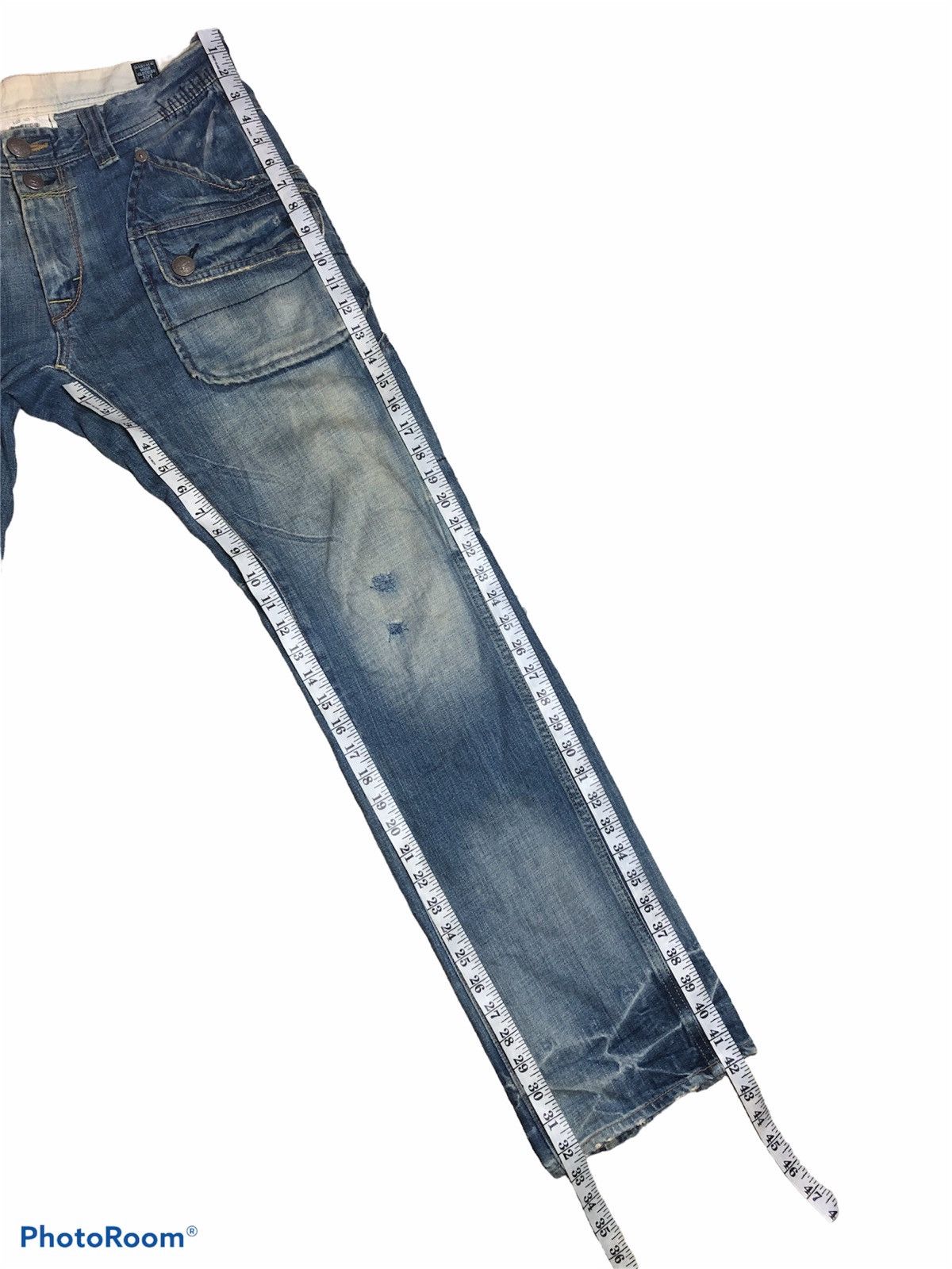 Other RARE⚡️⚡️BARTACK WASHED BLUE MULTIPOCKET DENIM Size US 34 / EU 50 - 8 Thumbnail