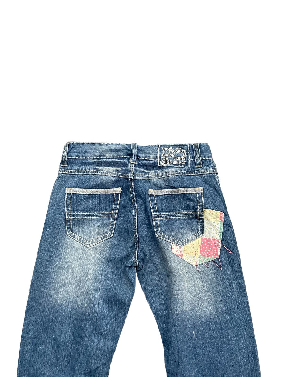 Japanese Brand Japanese Estacot Distresed Patches Denim Size 31" - 8 Thumbnail