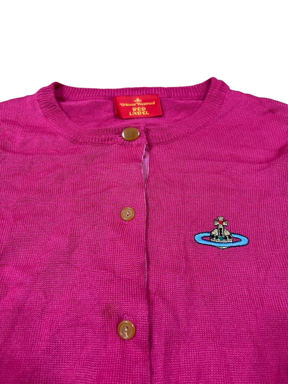 Vivienne Westwood GRAIL🔥90s Vivienne Westwood Orb Logo Elongated Arm Cardigan Size US S / EU 44-46 / 1 - 2 Thumbnail
