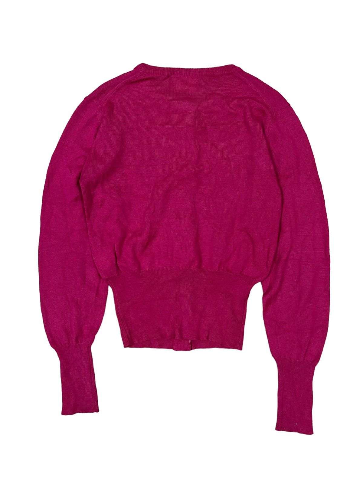 Vivienne Westwood GRAIL🔥90s Vivienne Westwood Orb Logo Elongated Arm Cardigan Size US S / EU 44-46 / 1 - 4 Thumbnail