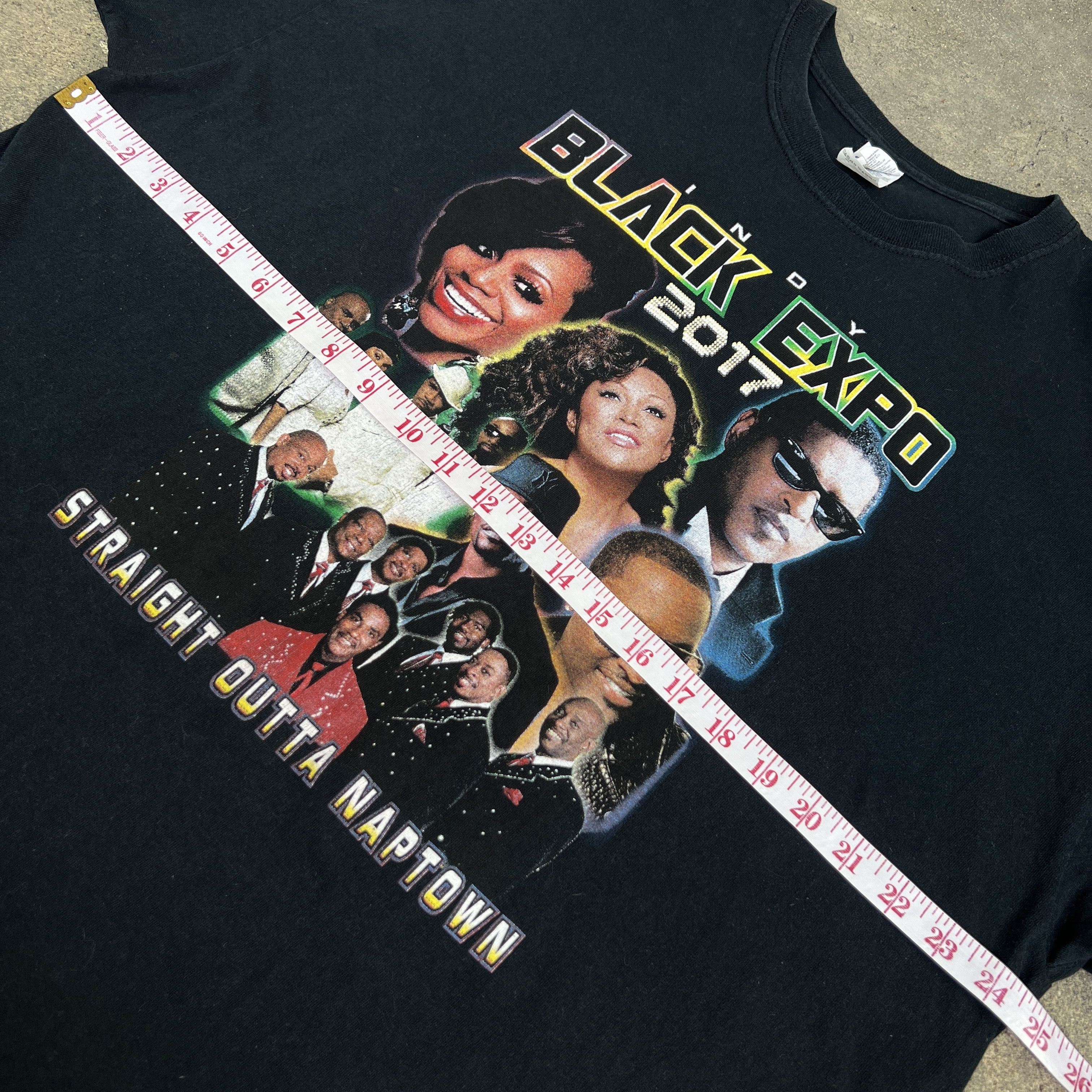 Band Tees × Rap Tees BLACK EXPO 2017 Promo Tee 2XL Kool Moe Dee Babyface R&B Soul Size US XXL / EU 58 / 5 - 7 Thumbnail