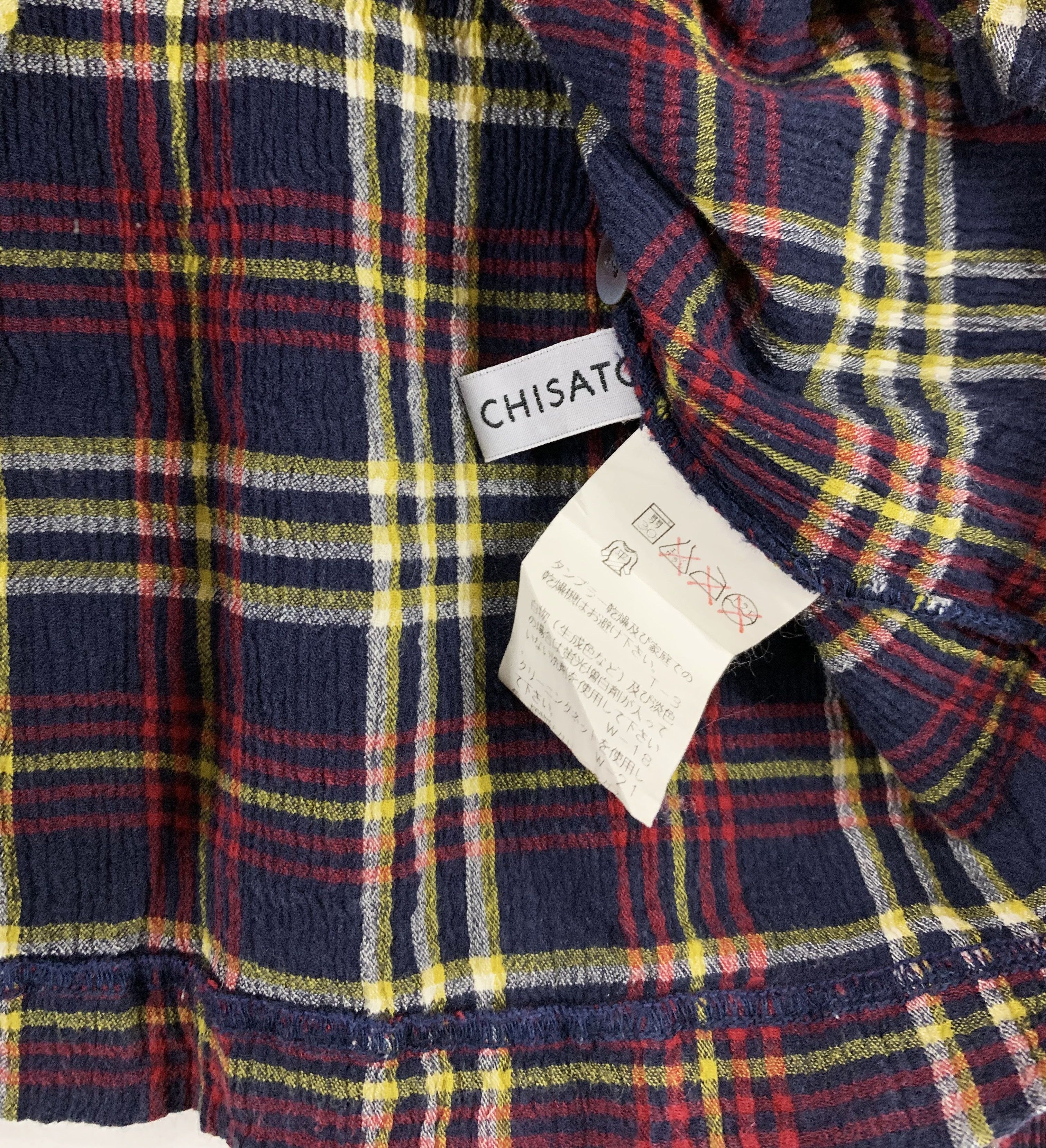 Designer × Issey Miyake × Tsumori Chisato Tsumori chisato pleated checkered button up shirt Size S / US 4 / IT 40 - 7 Thumbnail