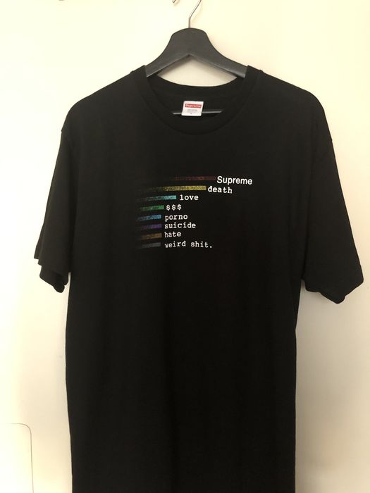 Supreme Supreme Chart Tee Grailed