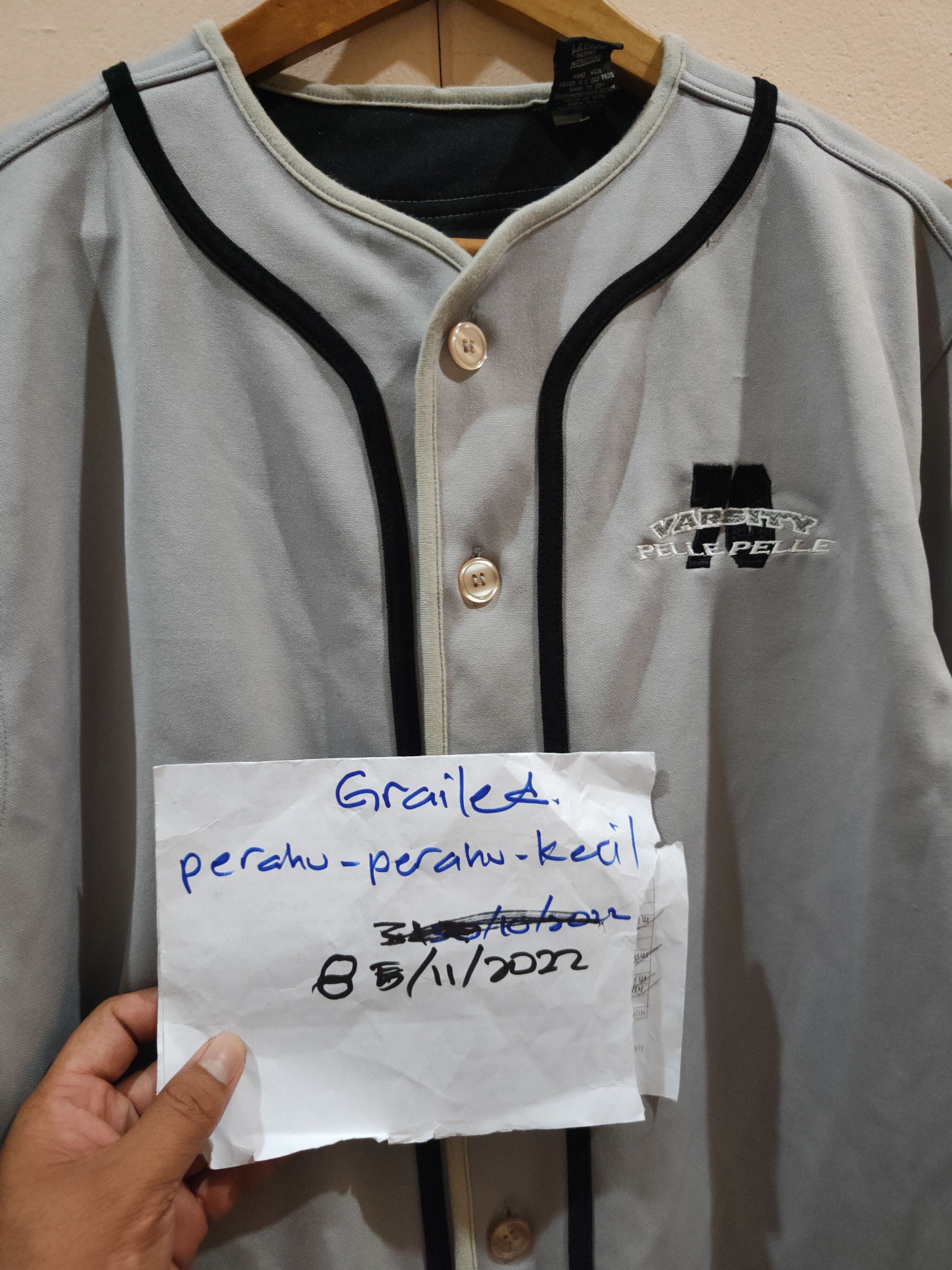 Pelle Pelle Pelle Pelle Baseball Jersey Size US XL / EU 56 / 4 - 4 Thumbnail