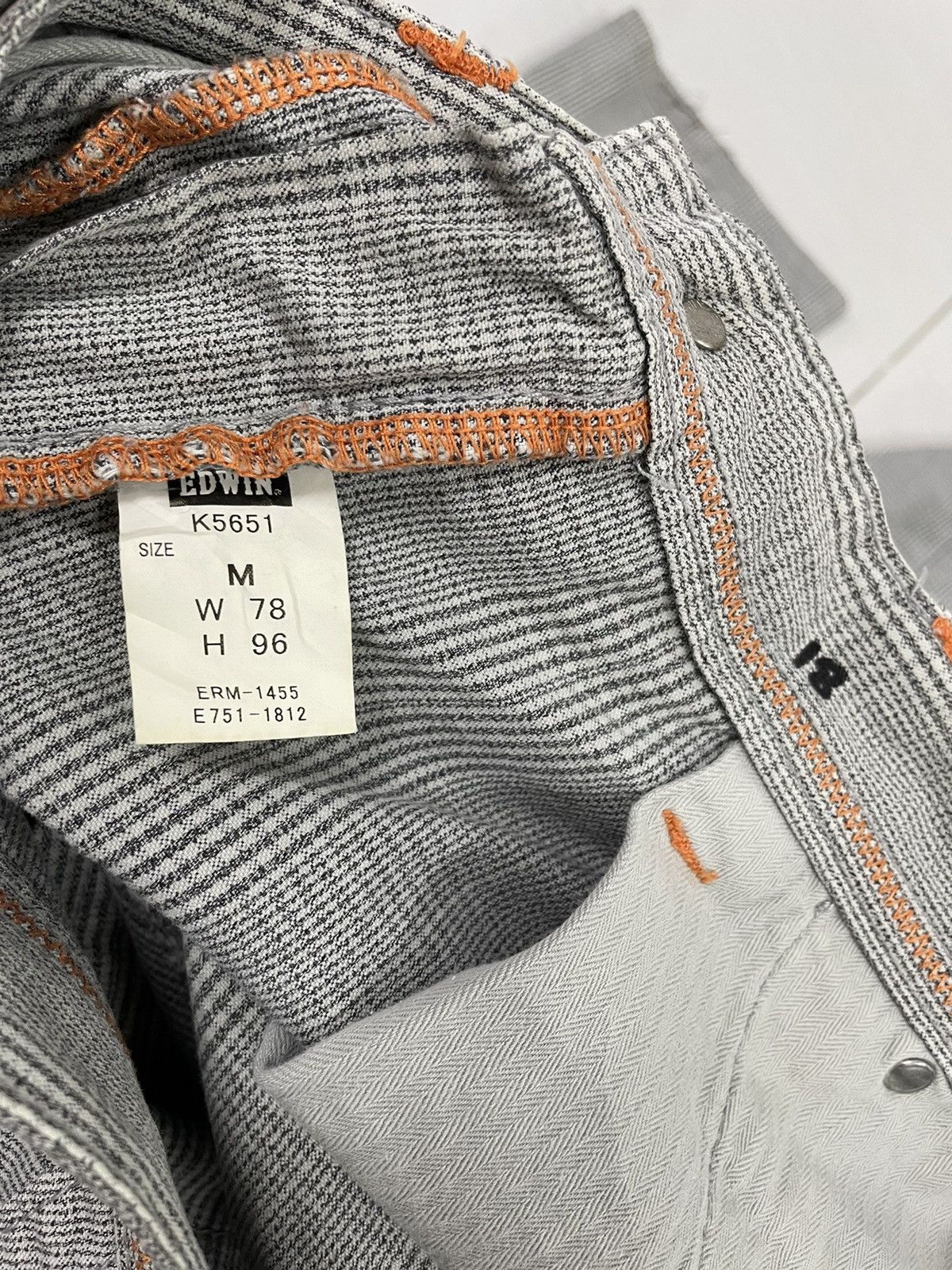 Edwin Vintage Edwin 505 Khaki Cargo 3D Pockets Size US 33 - 8 Thumbnail