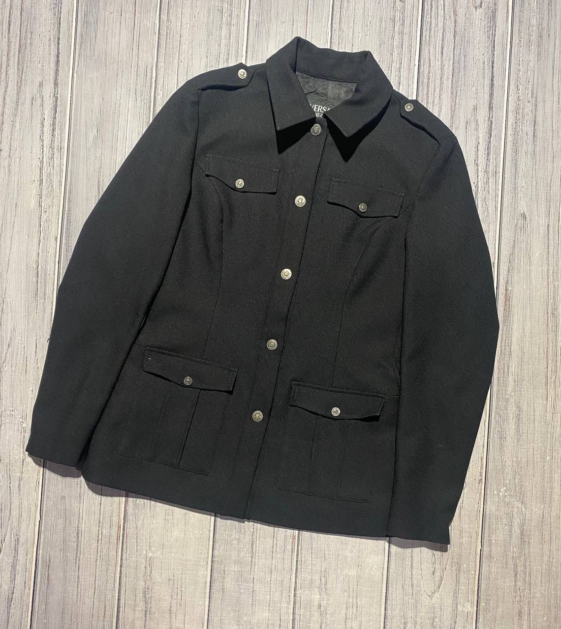 Versace Jeans Couture Vintage Versace Jeans Couture Women Blazer Jacket Black Sz S Size S / US 4 / IT 40 - 1 Thumbnail