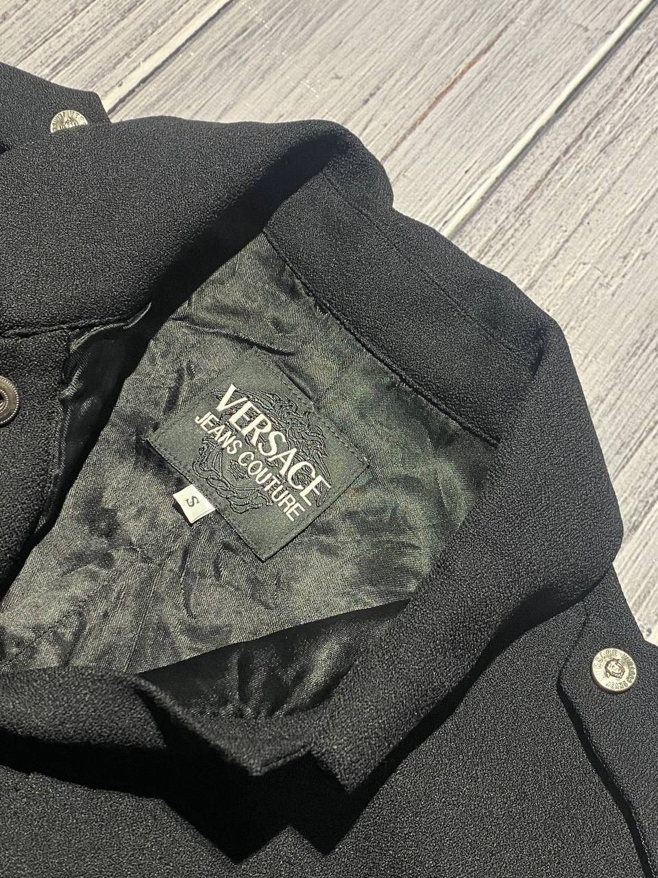 Versace Jeans Couture Vintage Versace Jeans Couture Women Blazer Jacket Black Sz S Size S / US 4 / IT 40 - 4 Thumbnail
