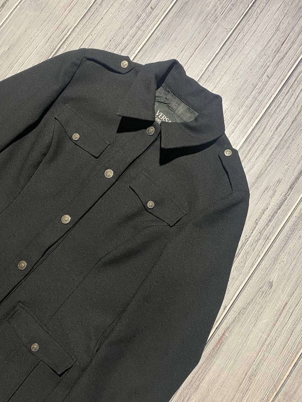 Versace Jeans Couture Vintage Versace Jeans Couture Women Blazer Jacket Black Sz S Size S / US 4 / IT 40 - 2 Thumbnail