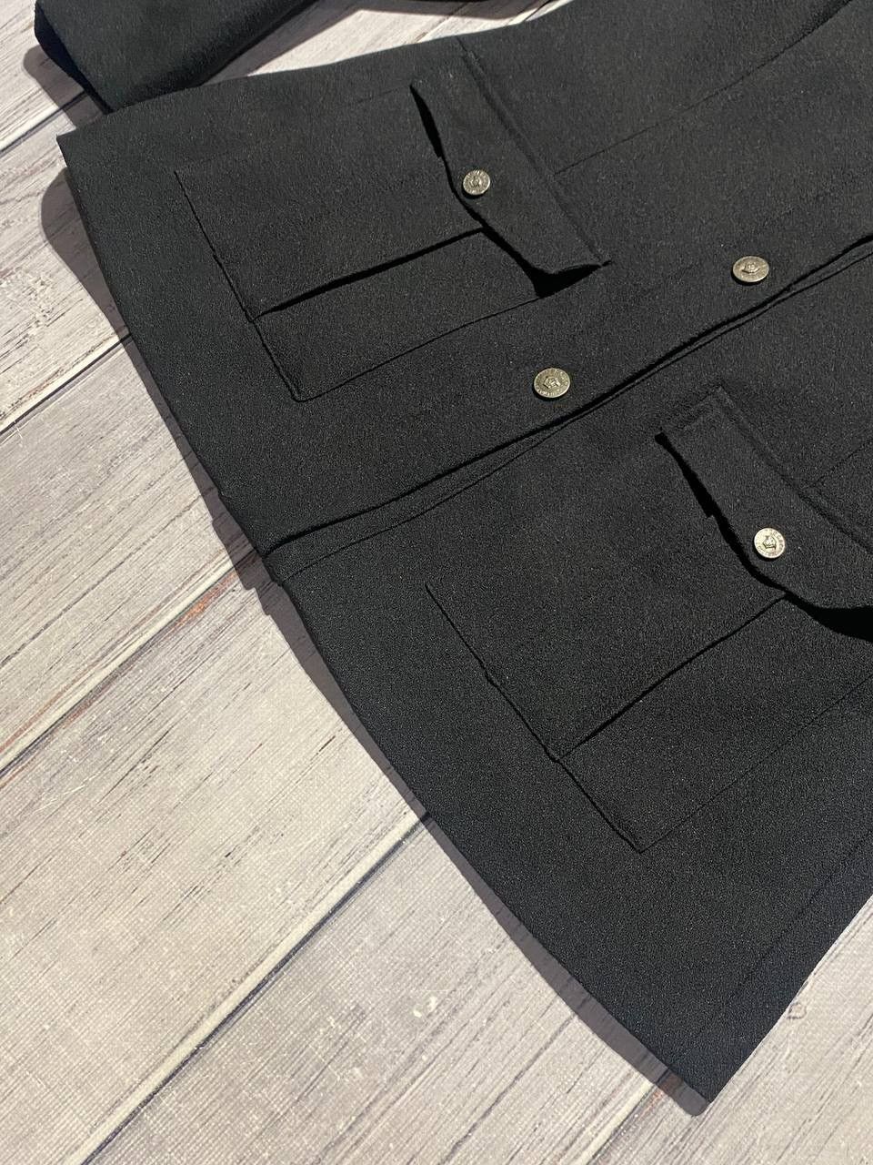Versace Jeans Couture Vintage Versace Jeans Couture Women Blazer Jacket Black Sz S Size S / US 4 / IT 40 - 13 Thumbnail