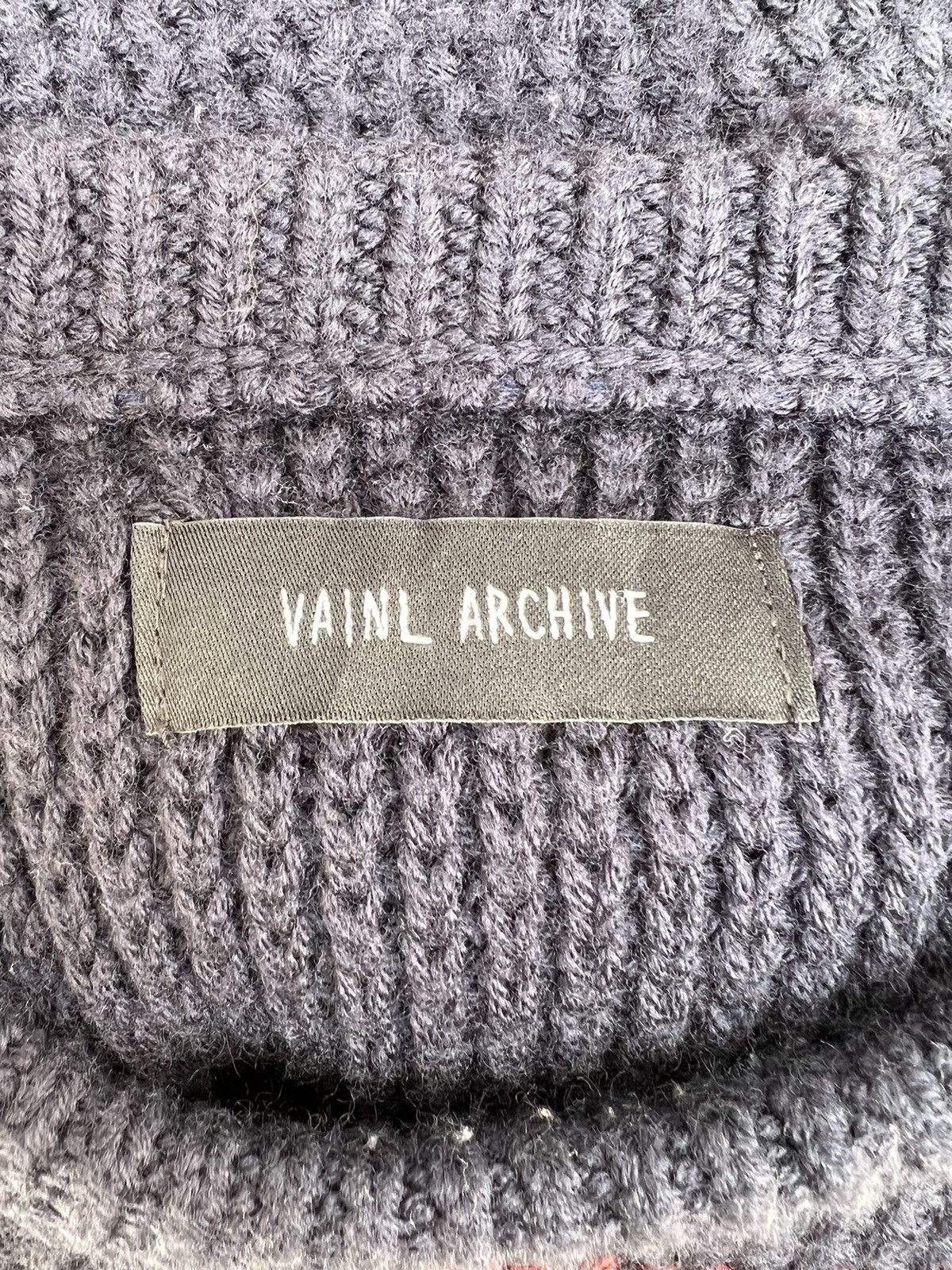 VAINL ARCHIVE VainL Archive Japan Distress Border Stripe Grunge Sweater Size US M / EU 48-50 / 2 - 17 Thumbnail