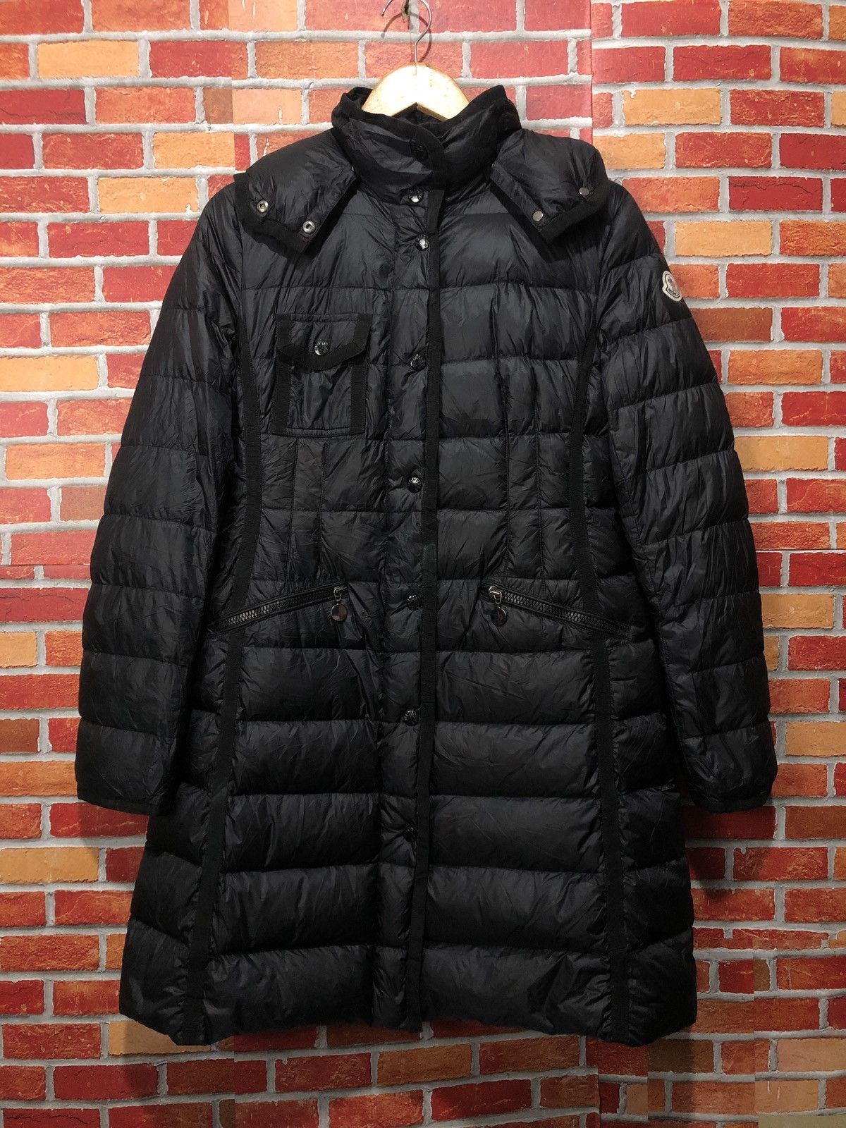 Moncler Moncler Hermine Giubbotto Long Down Jacket Size S / US 4 / IT 40 - 1 Thumbnail
