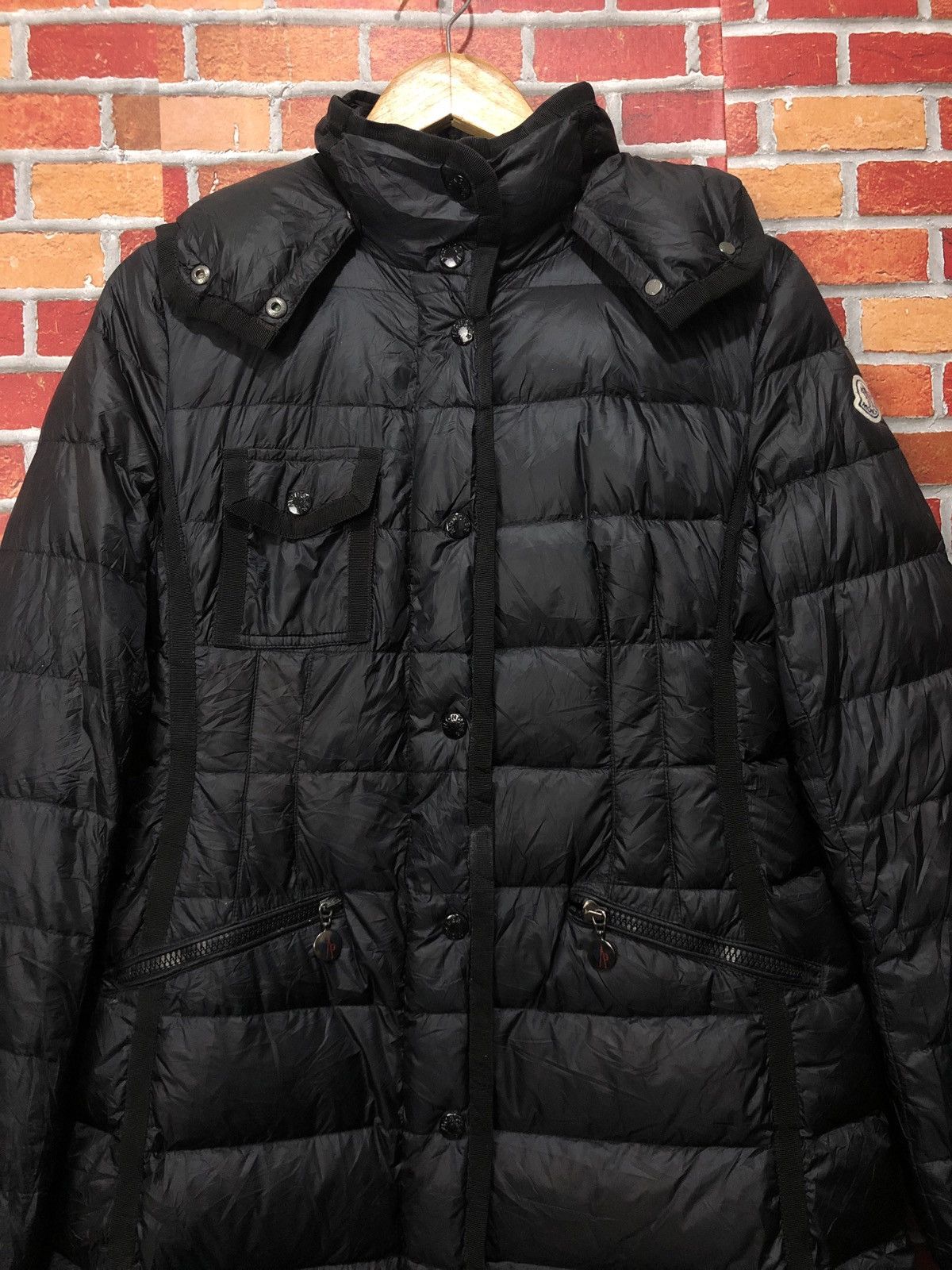 Moncler Moncler Hermine Giubbotto Long Down Jacket Size S / US 4 / IT 40 - 2 Thumbnail