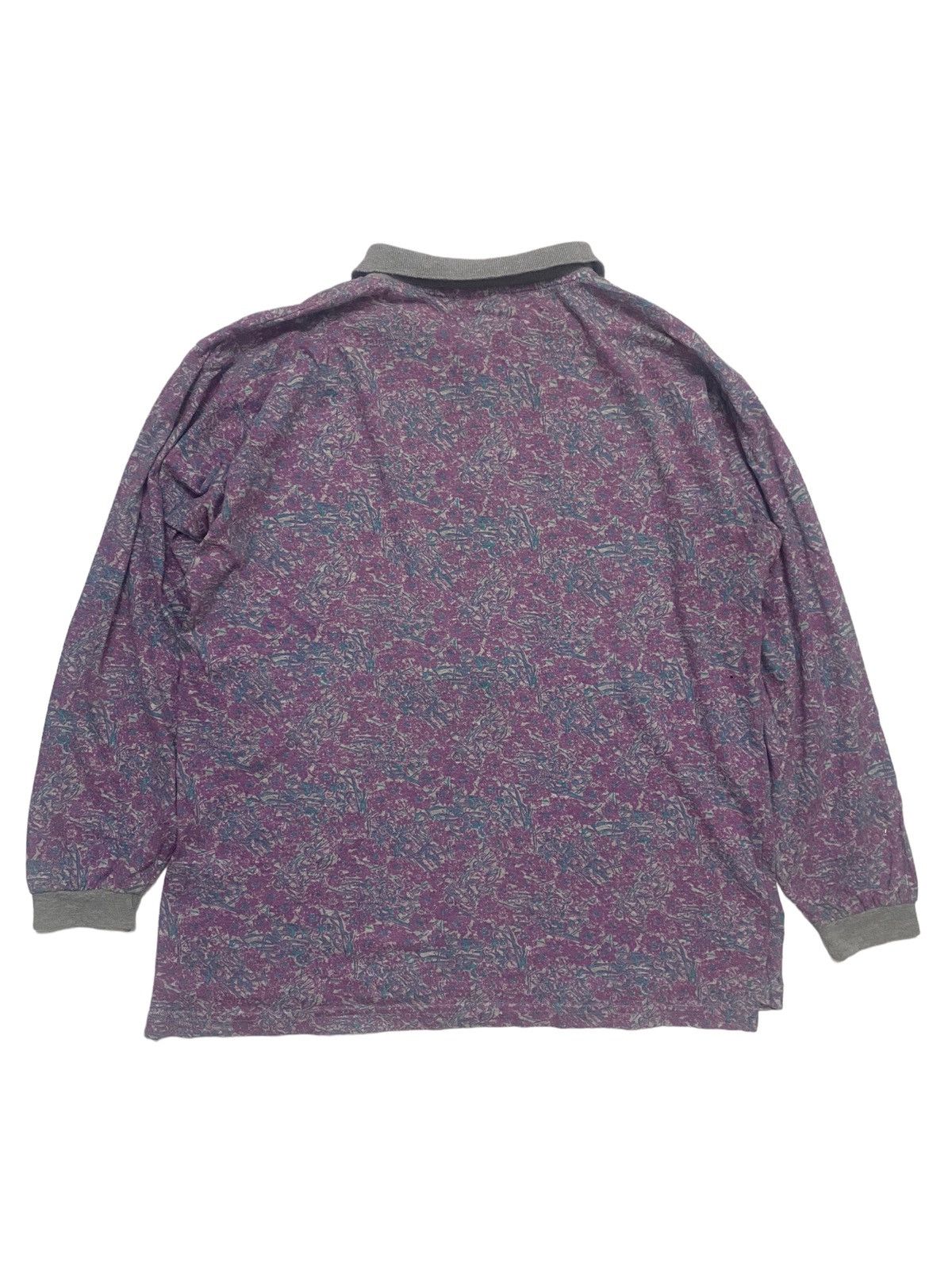 Native × Quiksilver × Vintage Vintage 80s Quiksilver Floral Long Sleeve Size US M / EU 48-50 / 2 - 10 Thumbnail