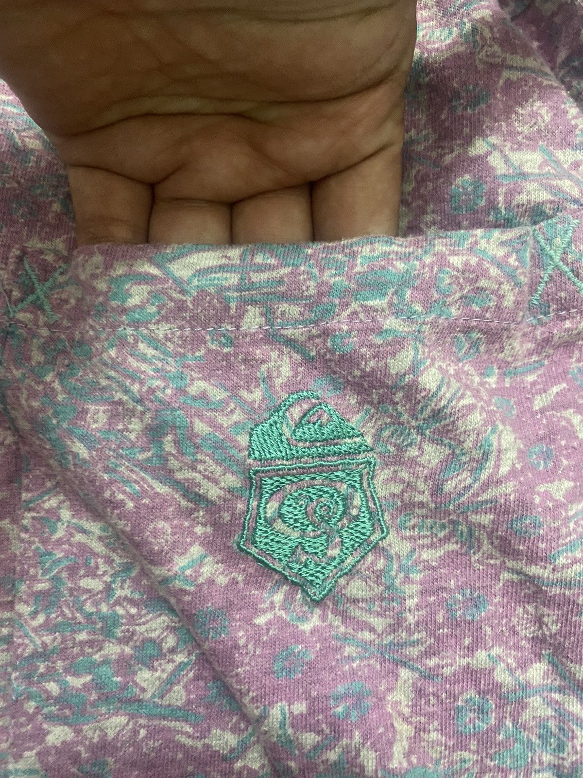 Native × Quiksilver × Vintage Vintage 80s Quiksilver Floral Long Sleeve Size US M / EU 48-50 / 2 - 8 Thumbnail