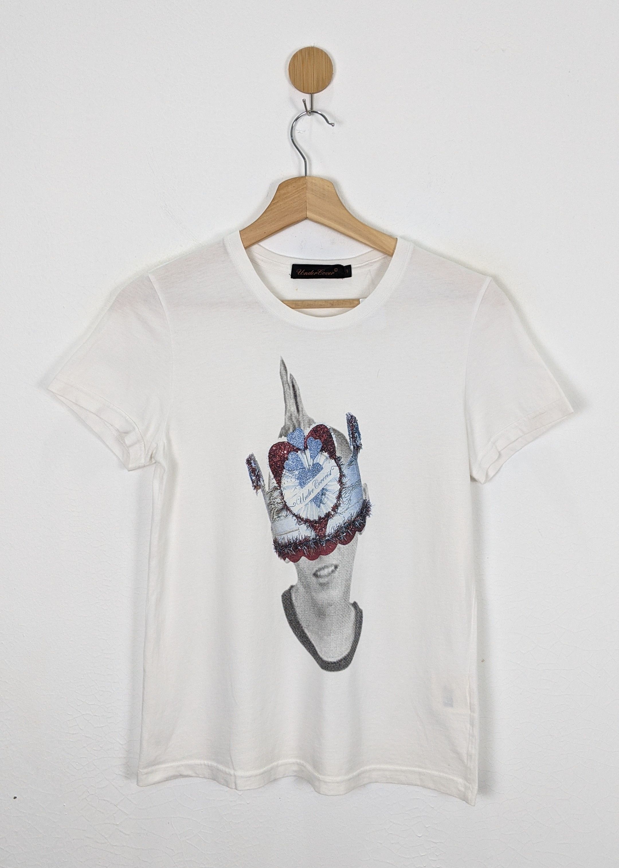 Image of Undercover Pop Art Shirt in White, Men's (Size Small)