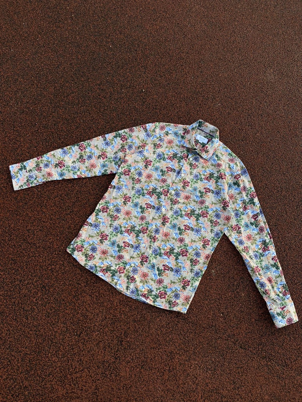 Eton Eton Flower Printed Shirt Size US M / EU 48-50 / 2 - 2 Thumbnail