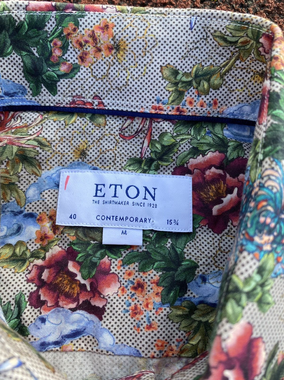 Eton Eton Flower Printed Shirt Size US M / EU 48-50 / 2 - 5 Thumbnail