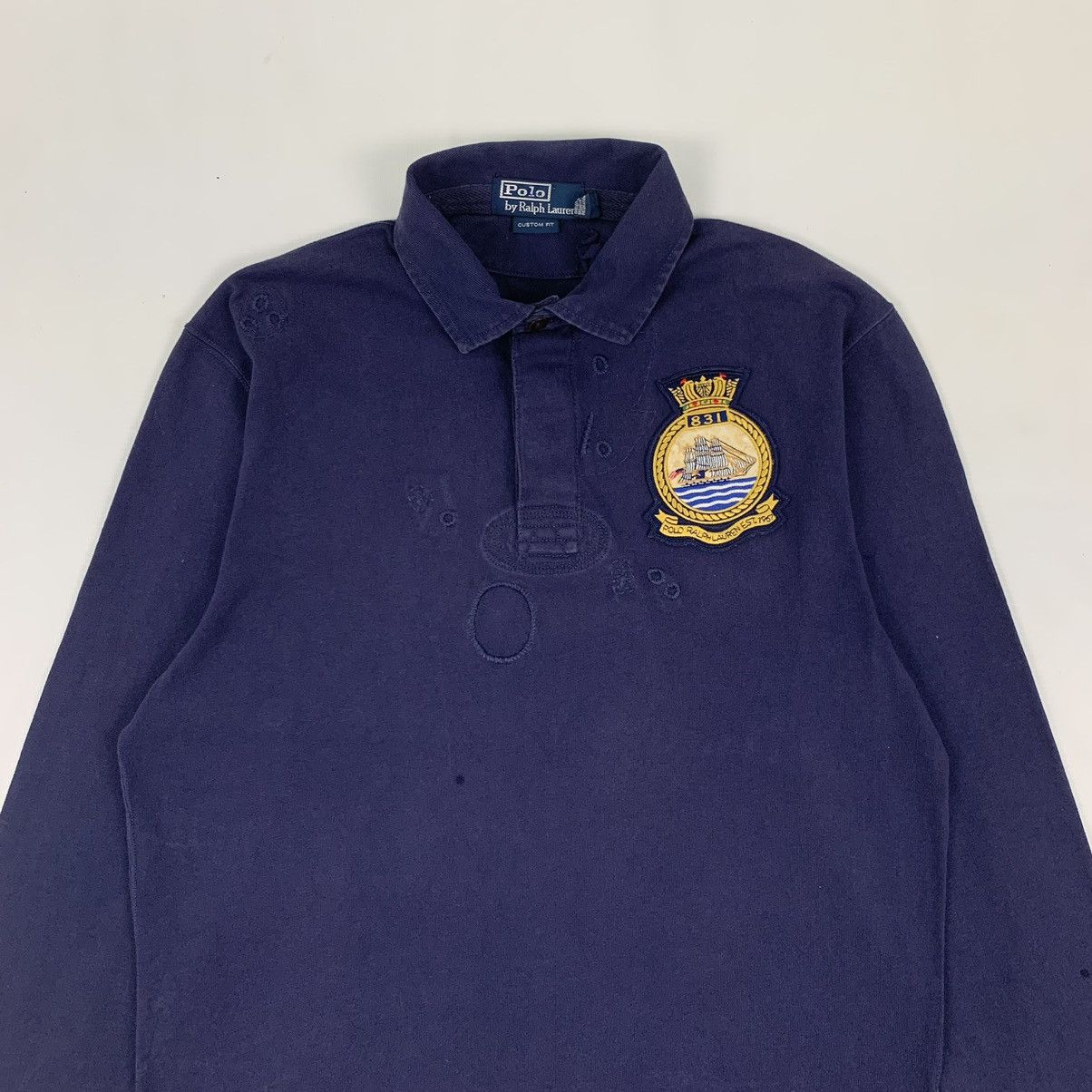 Polo Ralph Lauren Vintage Polo Ralph Lauren USA Rugby Long Sleeve Shirt Size US M / EU 48-50 / 2 - 6 Thumbnail