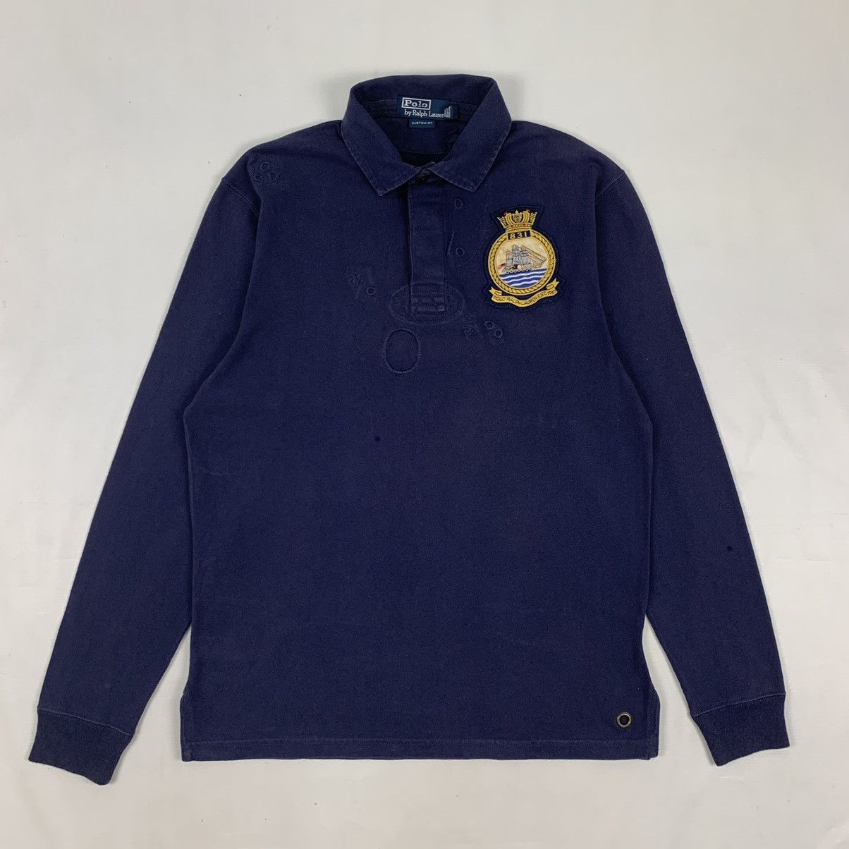 Polo Ralph Lauren Vintage Polo Ralph Lauren USA Rugby Long Sleeve Shirt Size US M / EU 48-50 / 2 - 5 Thumbnail
