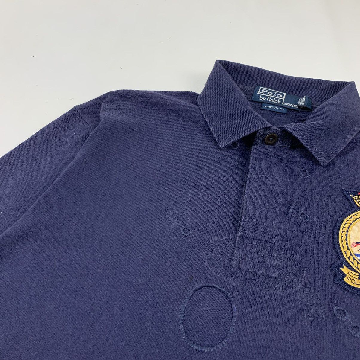 Polo Ralph Lauren Vintage Polo Ralph Lauren USA Rugby Long Sleeve Shirt Size US M / EU 48-50 / 2 - 8 Thumbnail