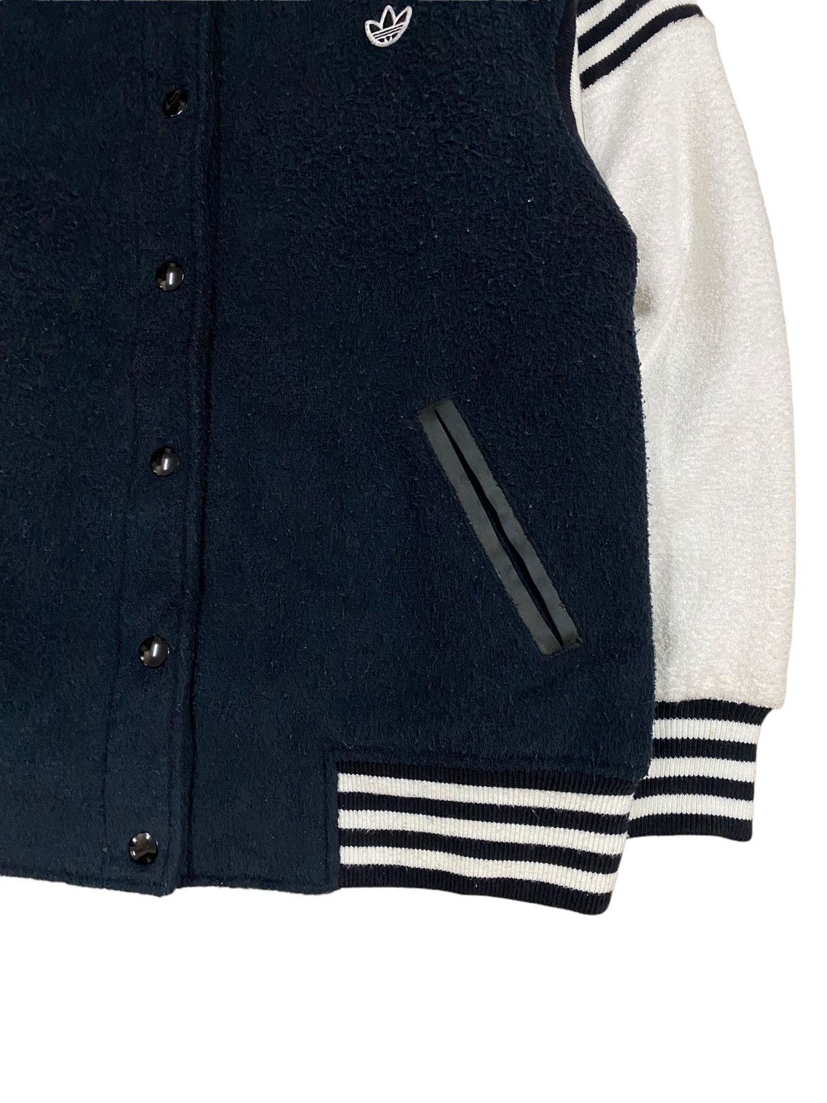 Adidas Adidas Raglan Color Block Coach Jacket Wool Quilted Size US L / EU 52-54 / 3 - 11 Thumbnail