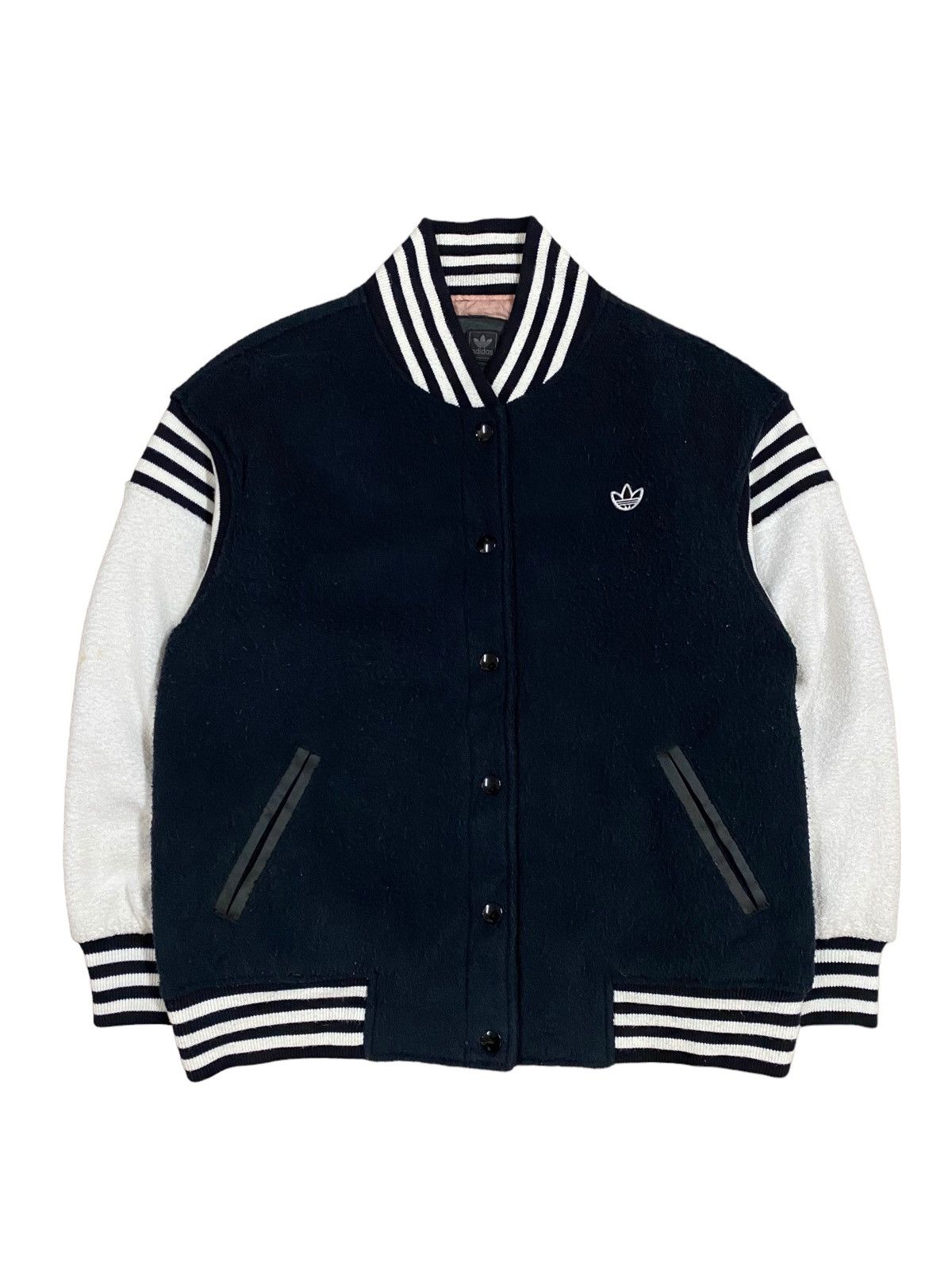 Adidas Adidas Raglan Color Block Coach Jacket Wool Quilted Size US L / EU 52-54 / 3 - 1 Thumbnail