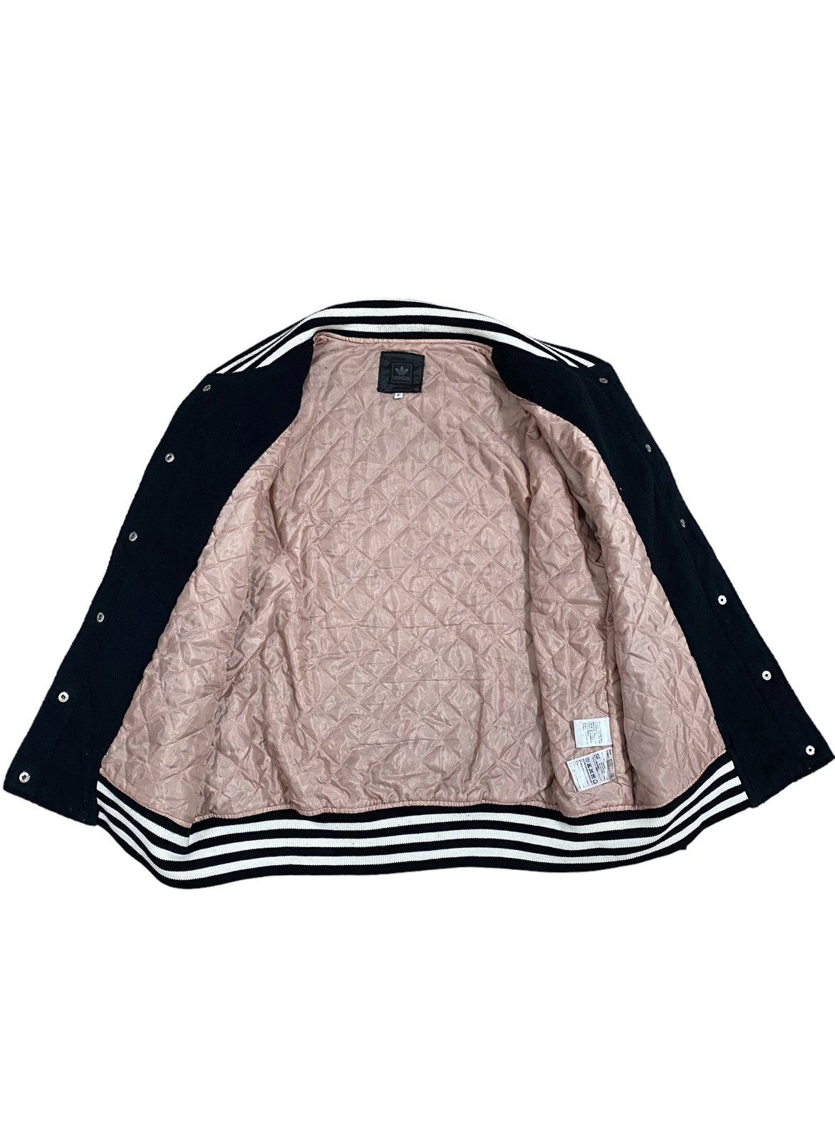 Adidas Adidas Raglan Color Block Coach Jacket Wool Quilted Size US L / EU 52-54 / 3 - 3 Thumbnail