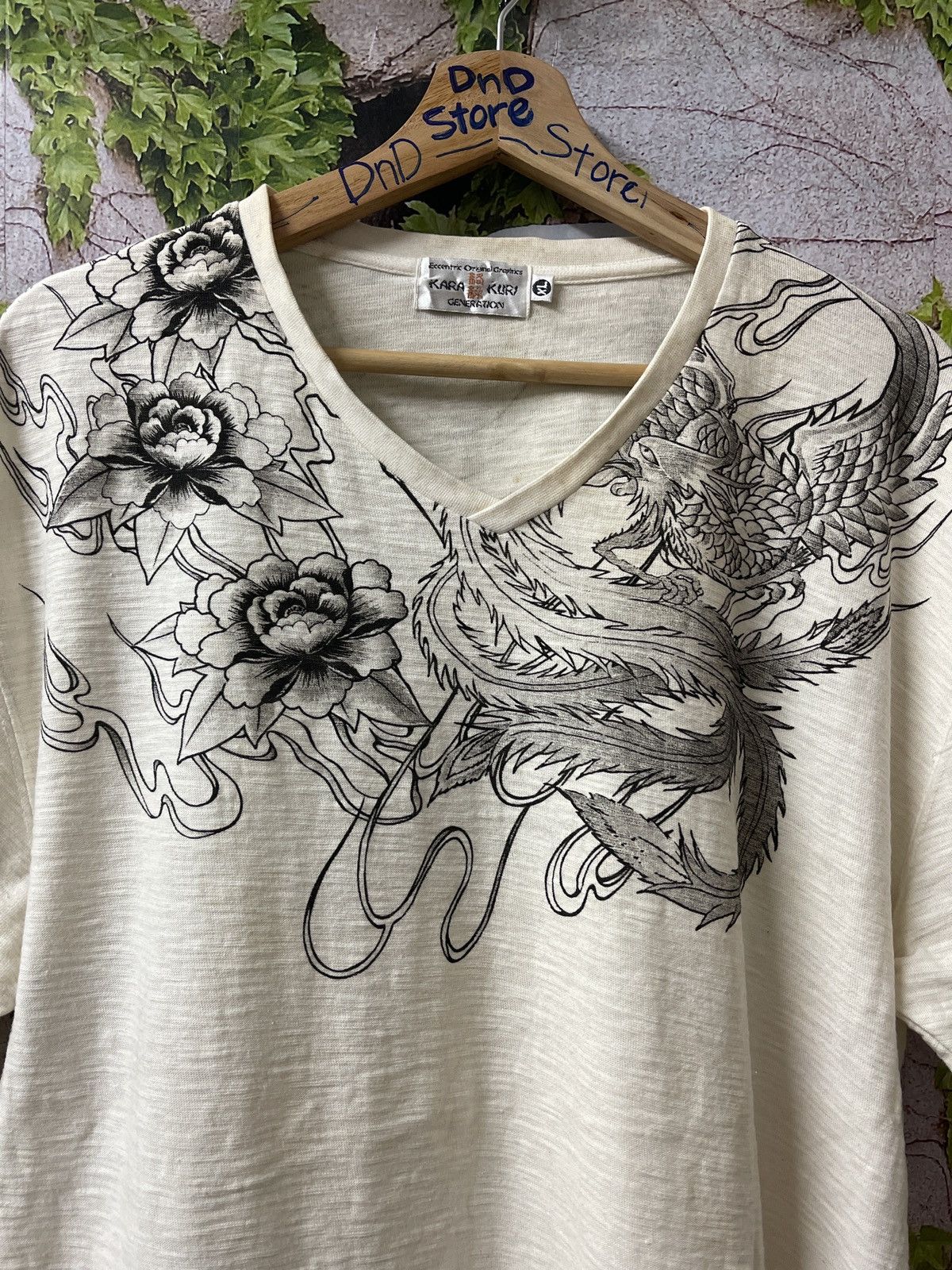 Karakuri Tamashii VINTAGE SUKAJAN DRAGON KARAKURI TEE VERY RARE Size US XL / EU 56 / 4 - 2 Thumbnail