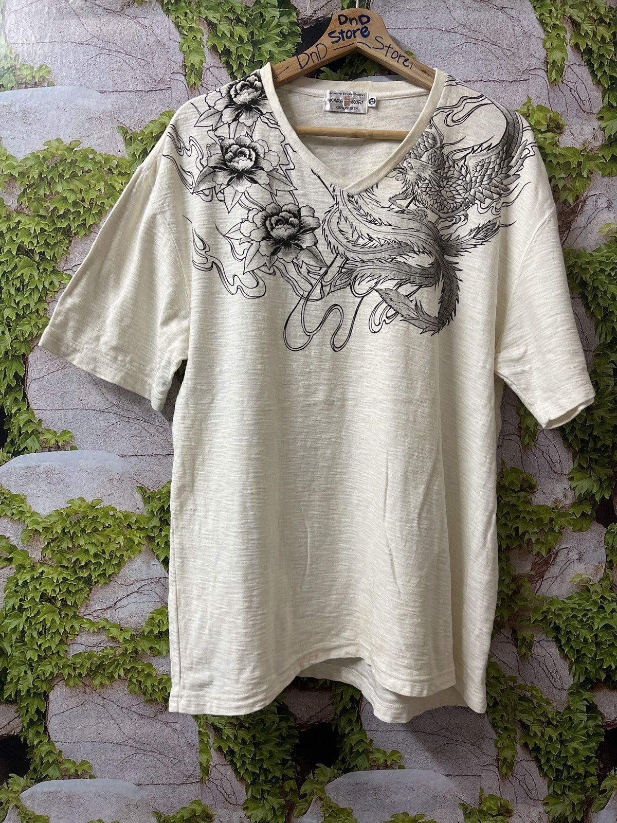 Karakuri Tamashii VINTAGE SUKAJAN DRAGON KARAKURI TEE VERY RARE Size US XL / EU 56 / 4 - 1 Thumbnail