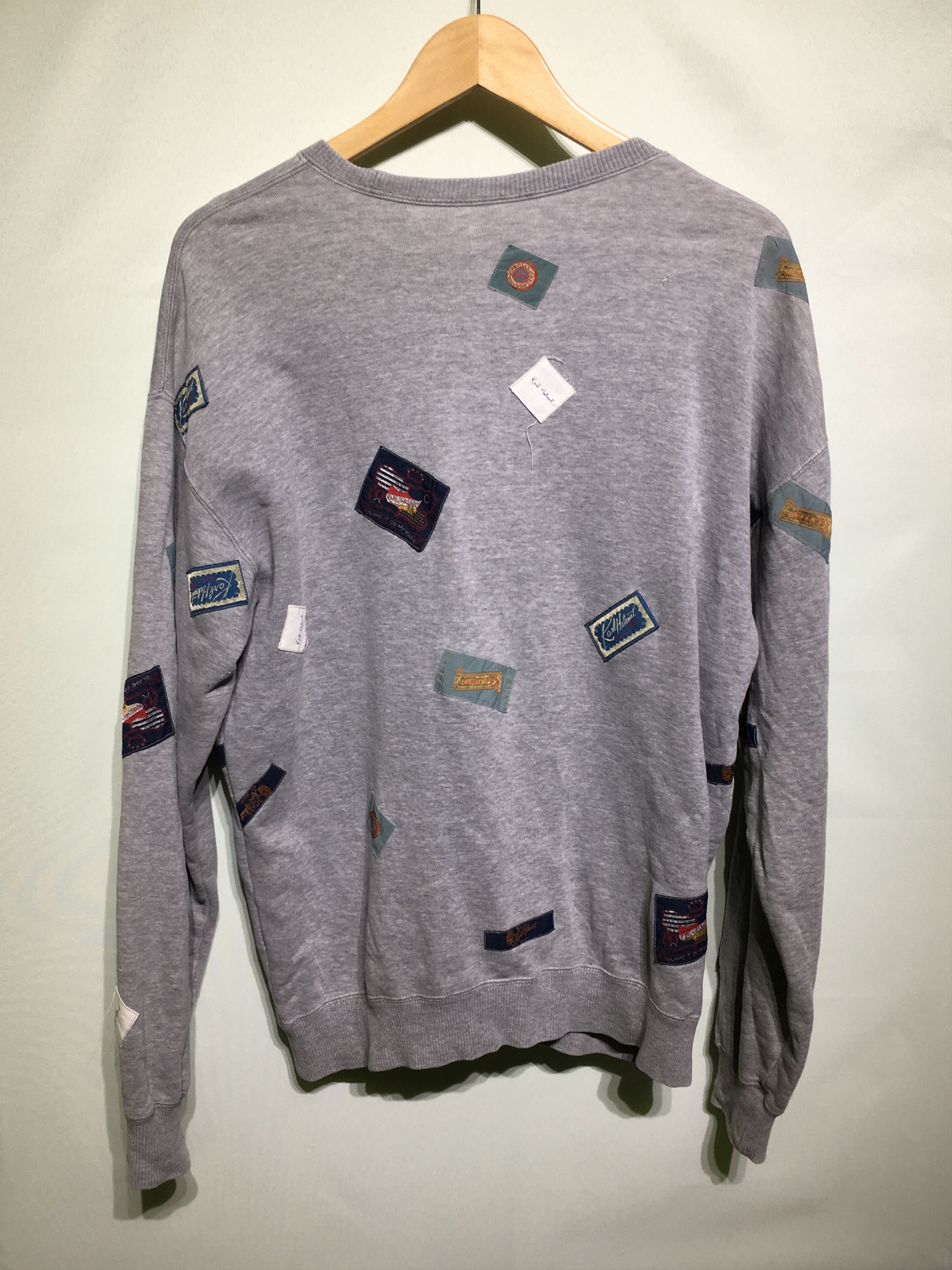 Karl Helmut Vintage KARL HELMUT Patched Sportswear Crewneck Sweatshirt Size US L / EU 52-54 / 3 - 2 Thumbnail