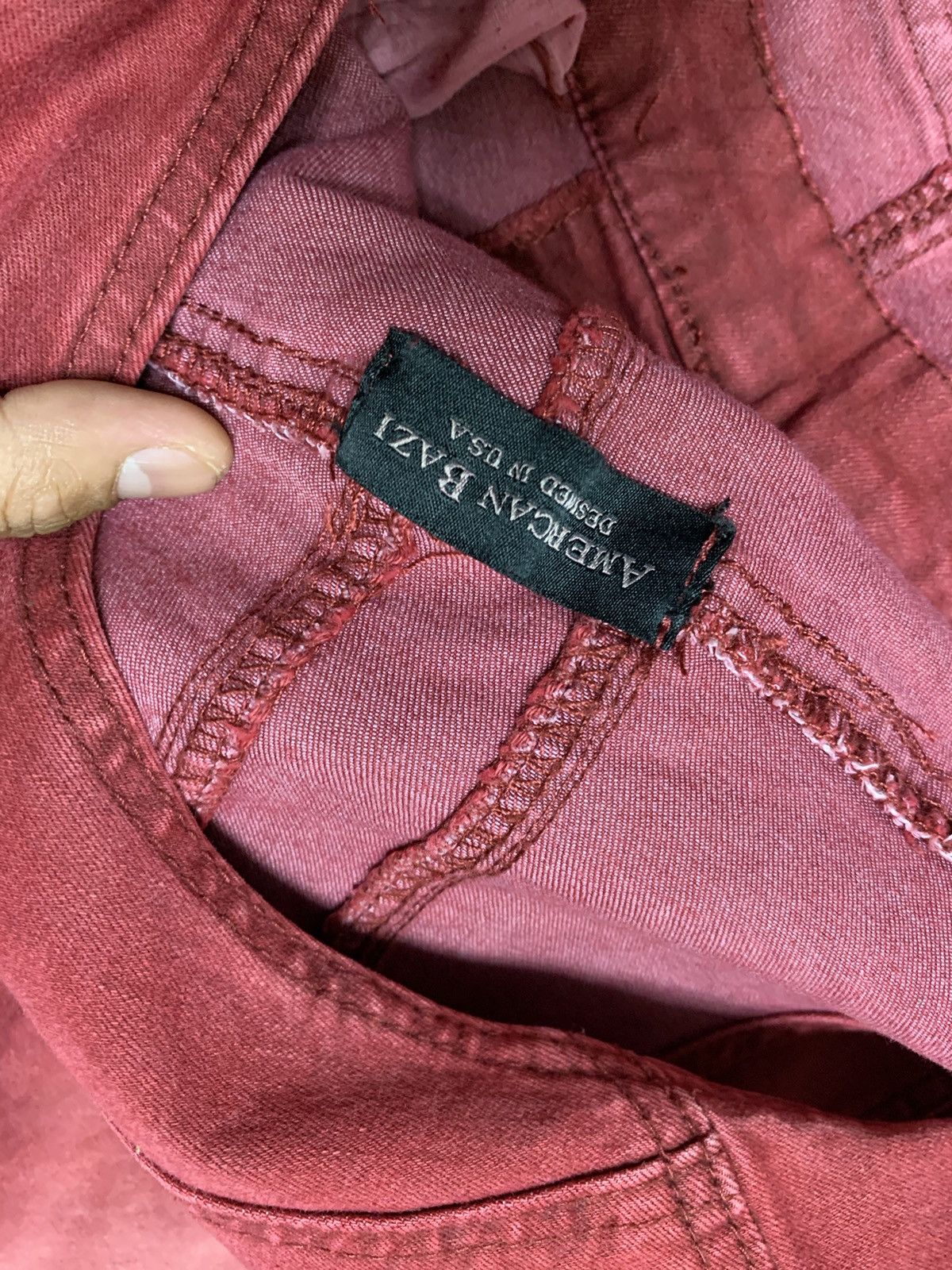 Designer × Japanese Brand AMERICAN BAZI OVERALL DISTRESSED JEANS DENIM Size US 29 - 3 Thumbnail